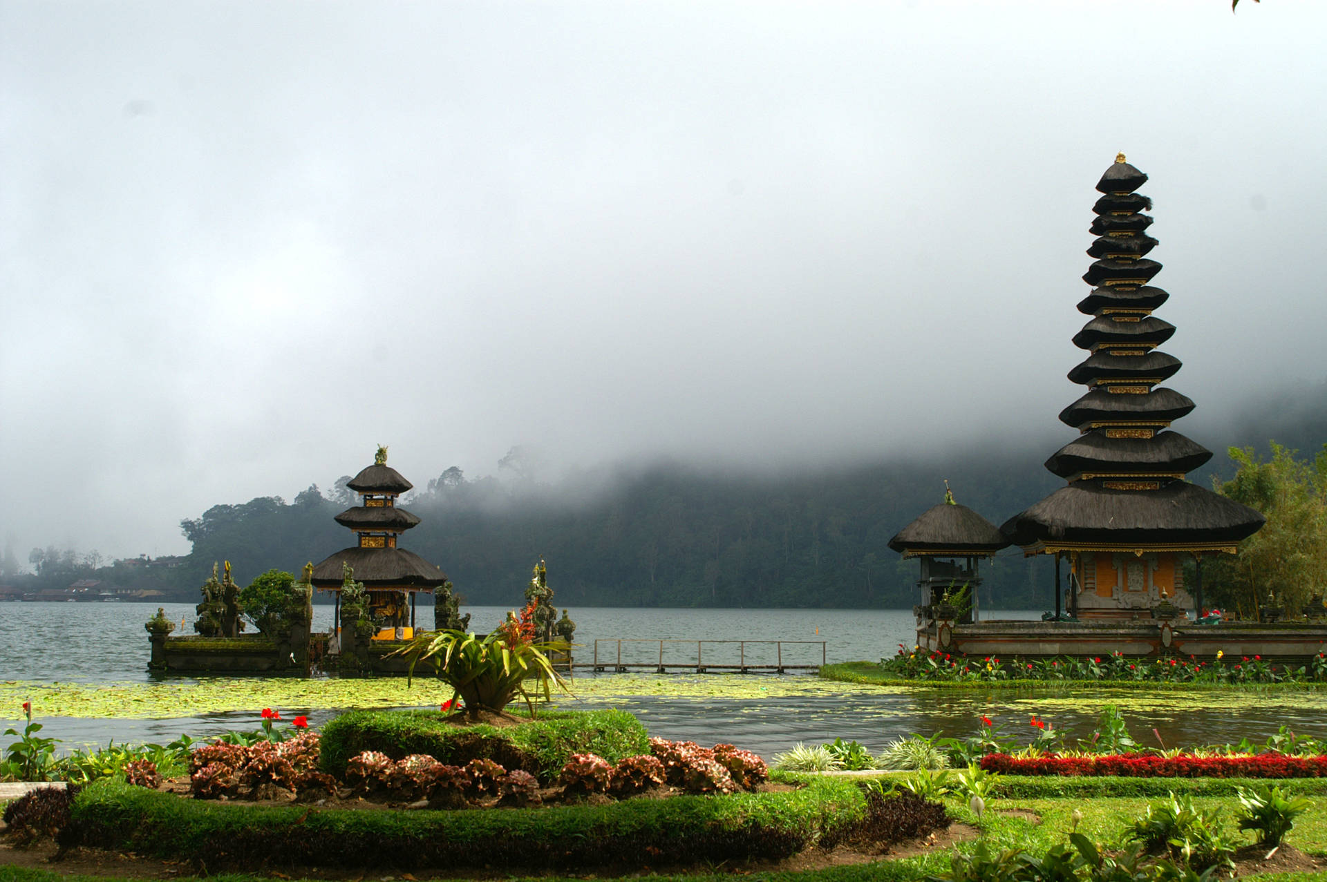 Jakarta Ulun Danu Beratan Temple Background