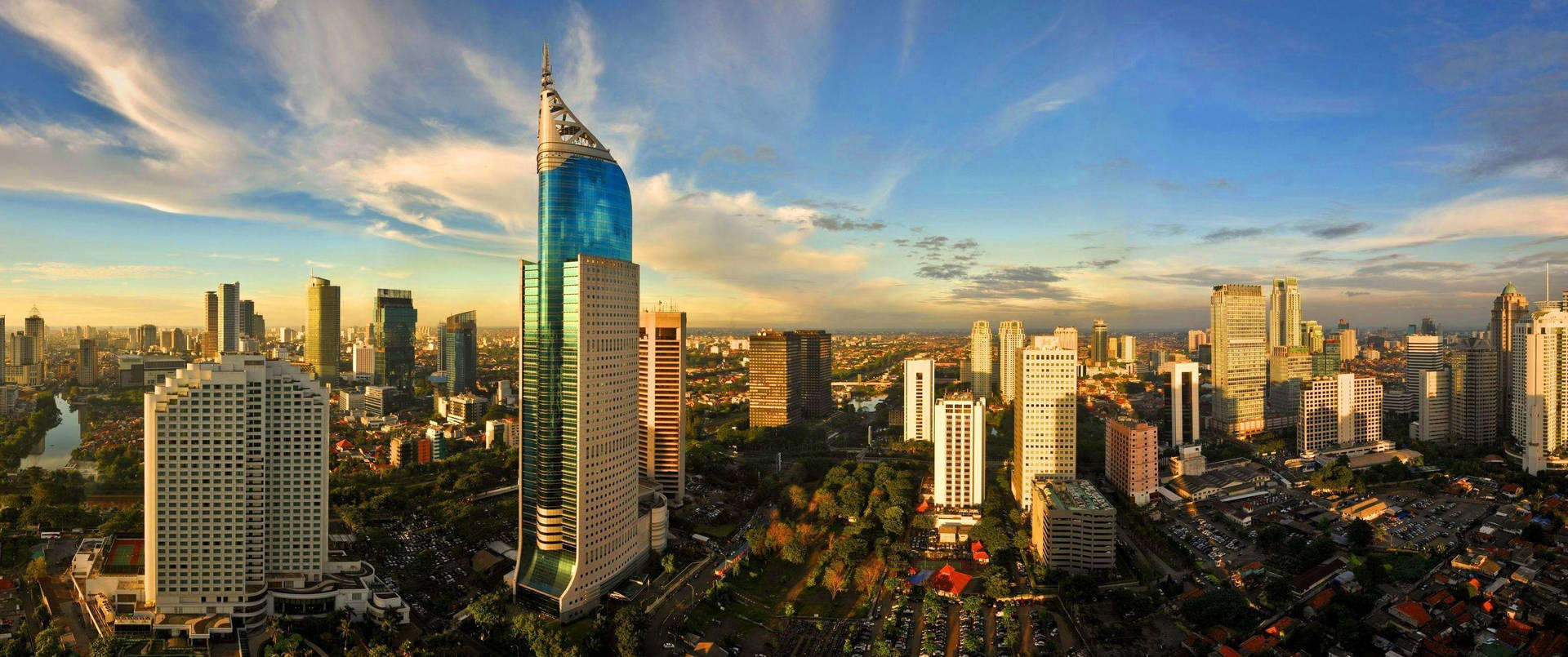 Jakarta Wisma 46 Background