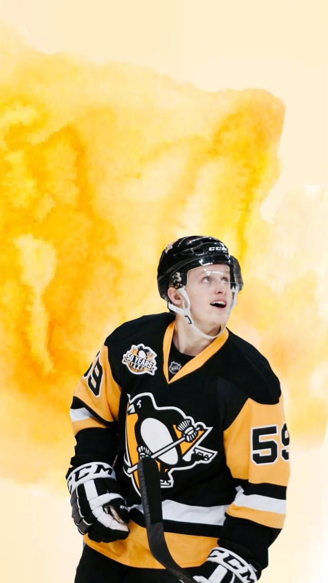 Jake Guentzel Nhl Team Player Background