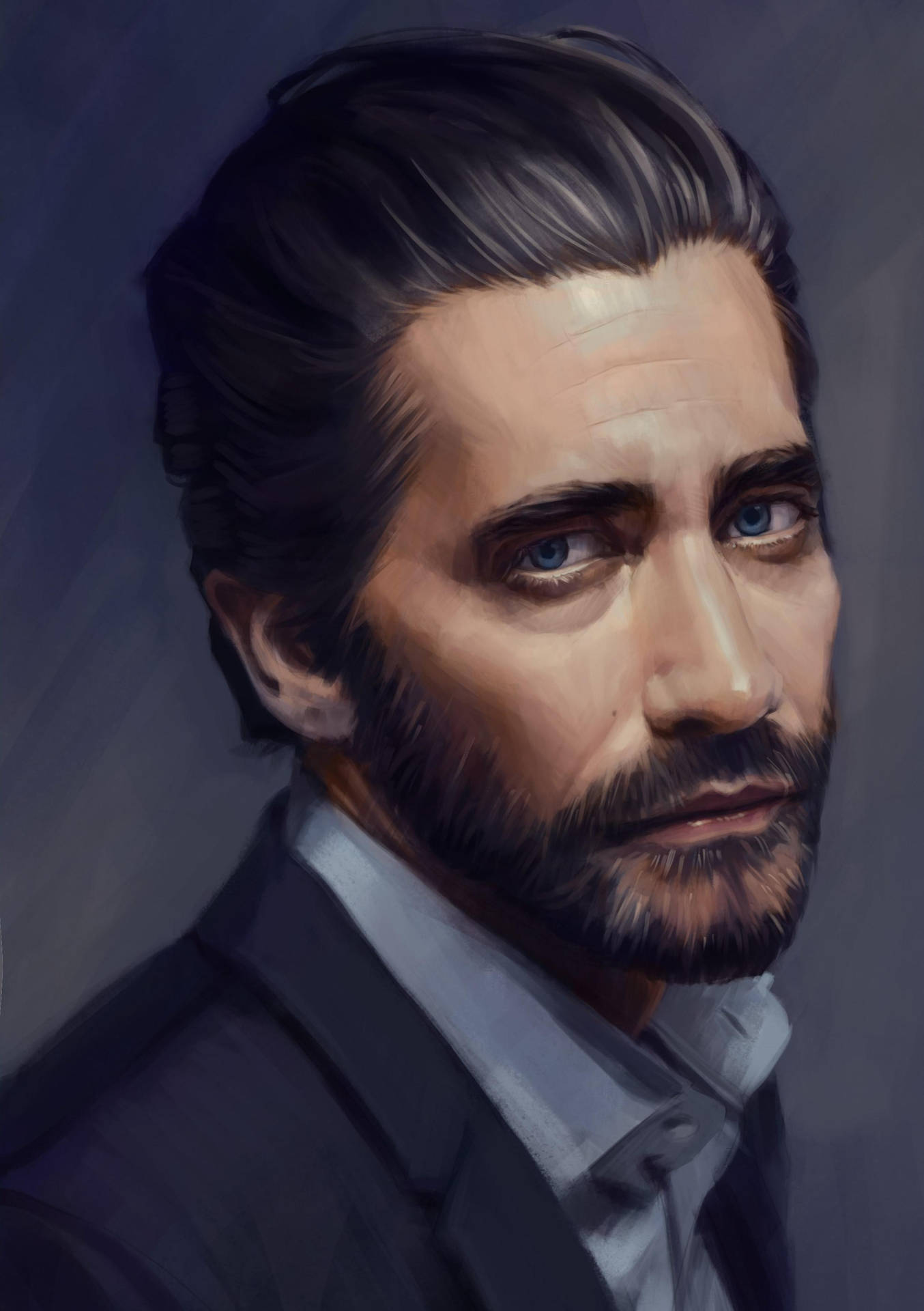 Jake Gyllenhaal Digital Painting Background