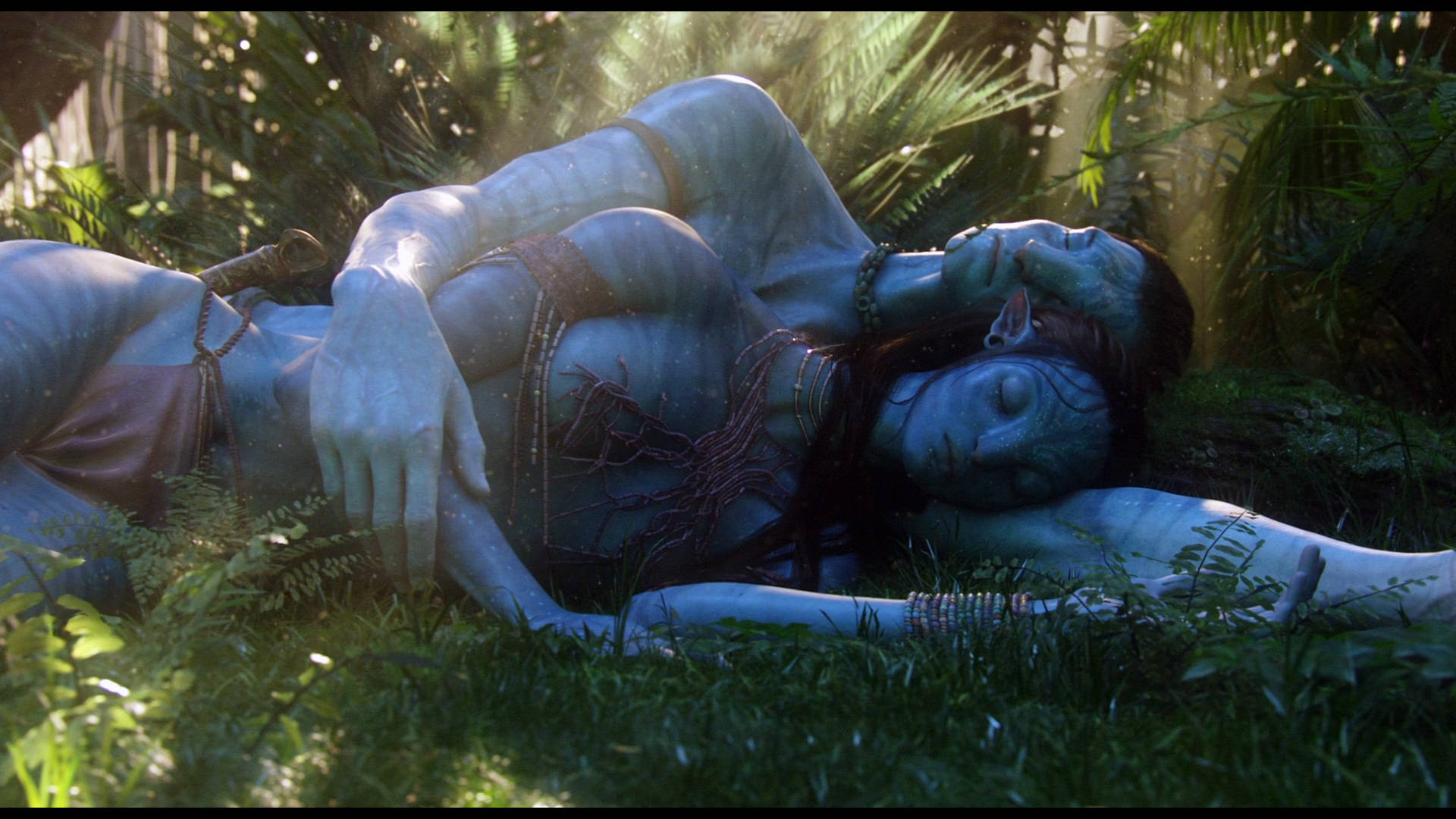 Jake Sully And Neytiri Sleeping In Hd Background