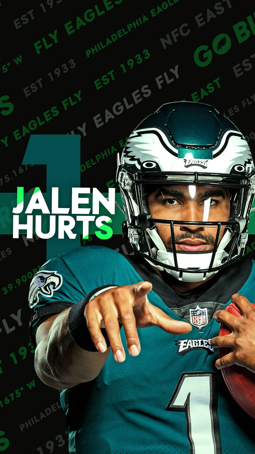 Jalen Hurts Leading The Philadelphia Eagles To Victory!