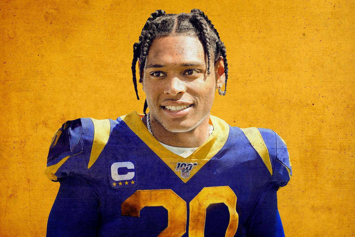 Jalen Ramsey Gold Background Background