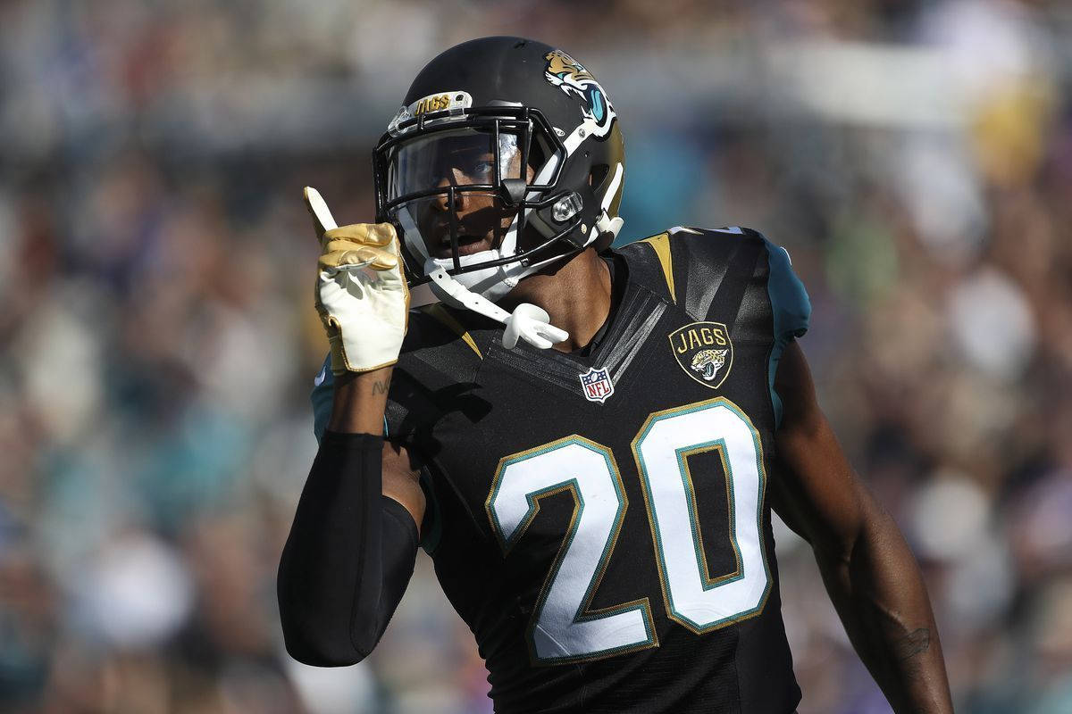 Jalen Ramsey Museful Reaction Background