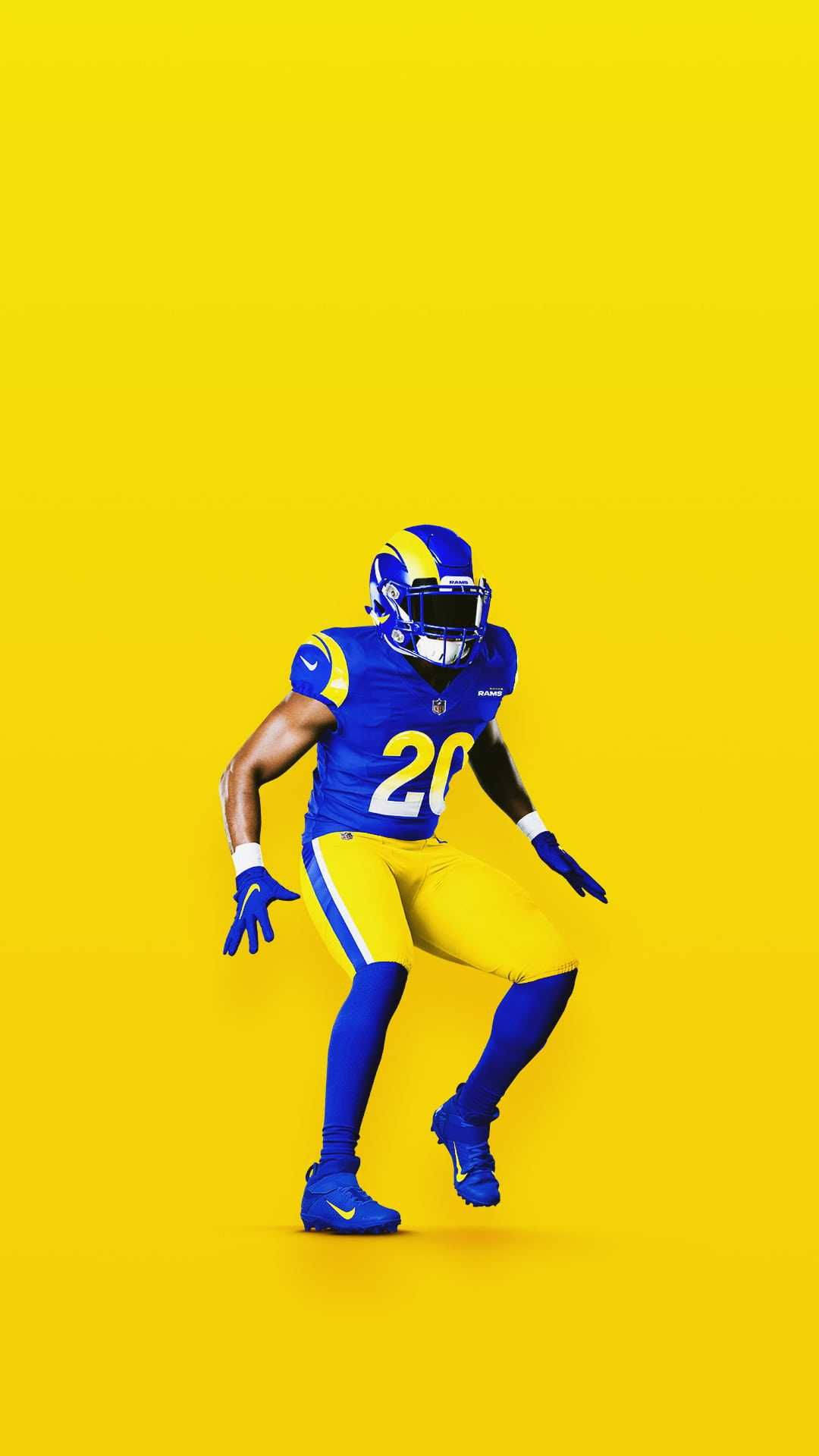 Jalen Ramsey Radiant Yellow Background Background