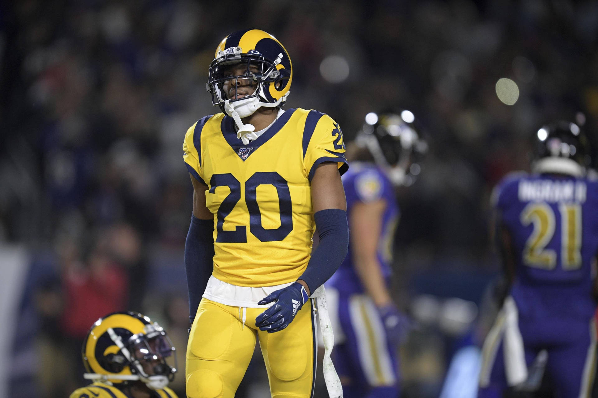 Jalen Ramsey Rams Against Baltimore Ravens 2019 Background