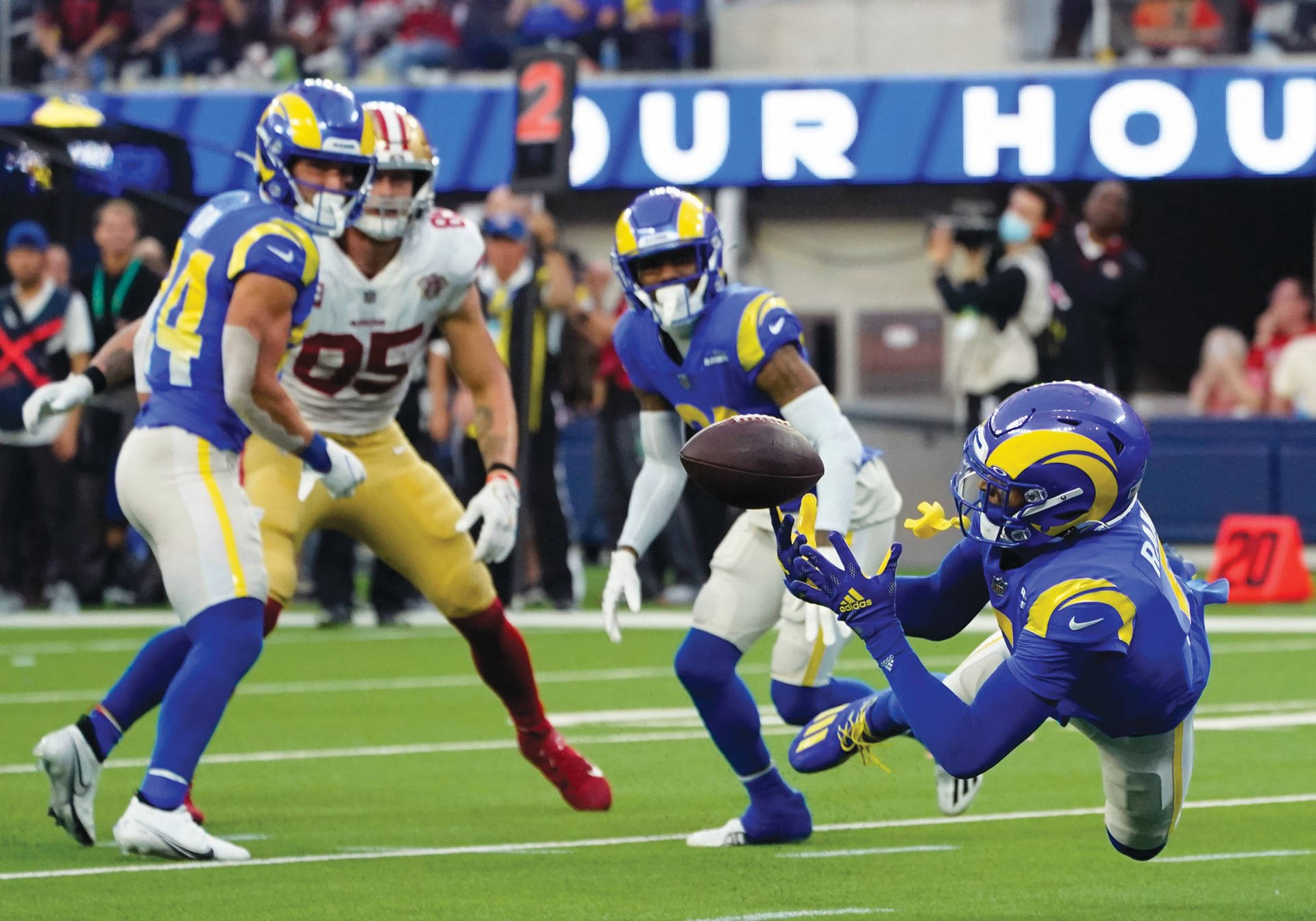 Jalen Ramsey Rams Against San Francisco 49ers Background