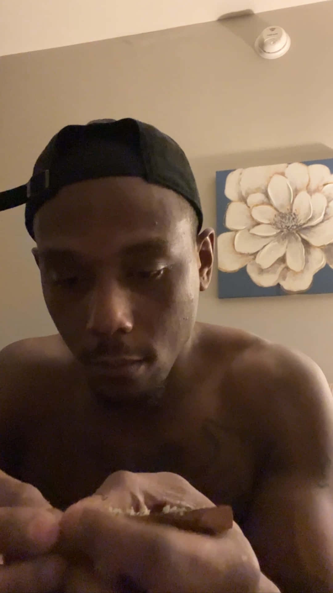 Jamahal Hill Looking Confident In Black Cap