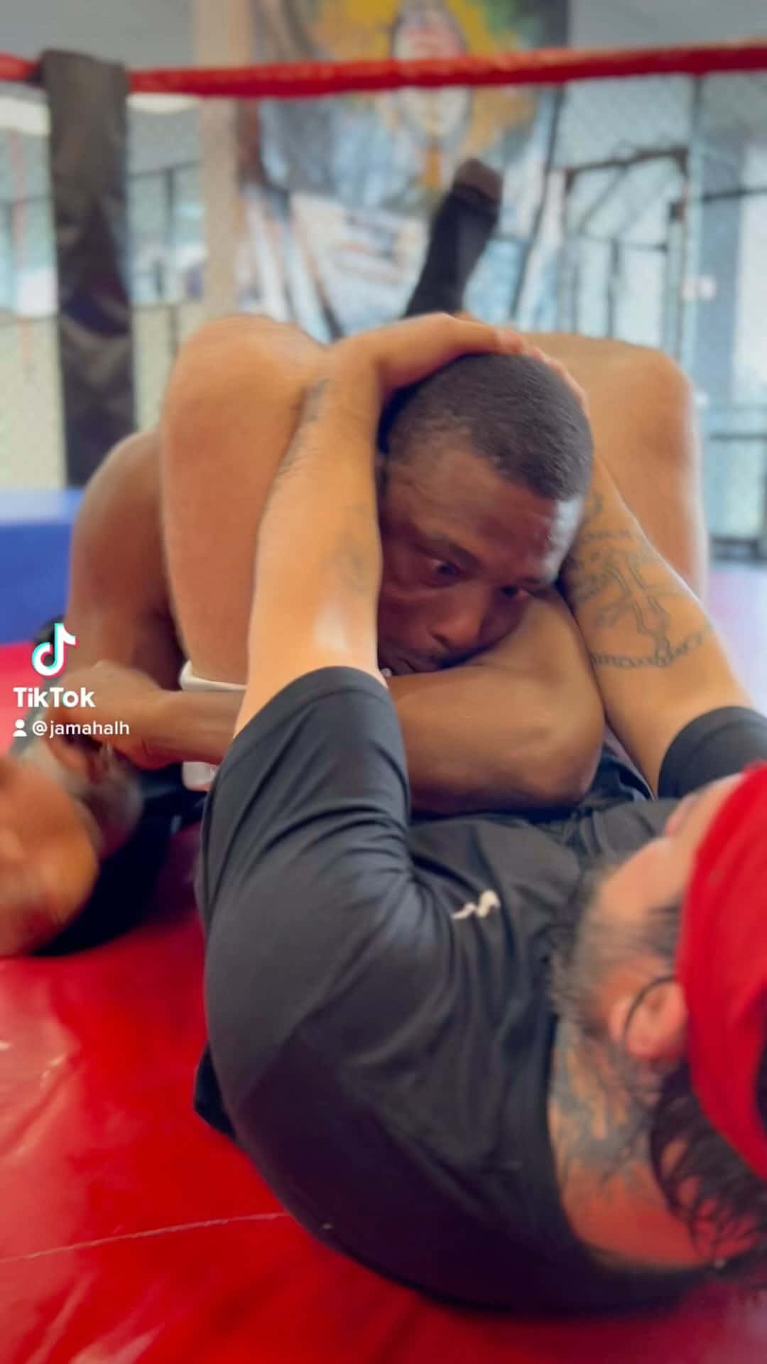 Jamahal Hill Trapped In Triangle Choke