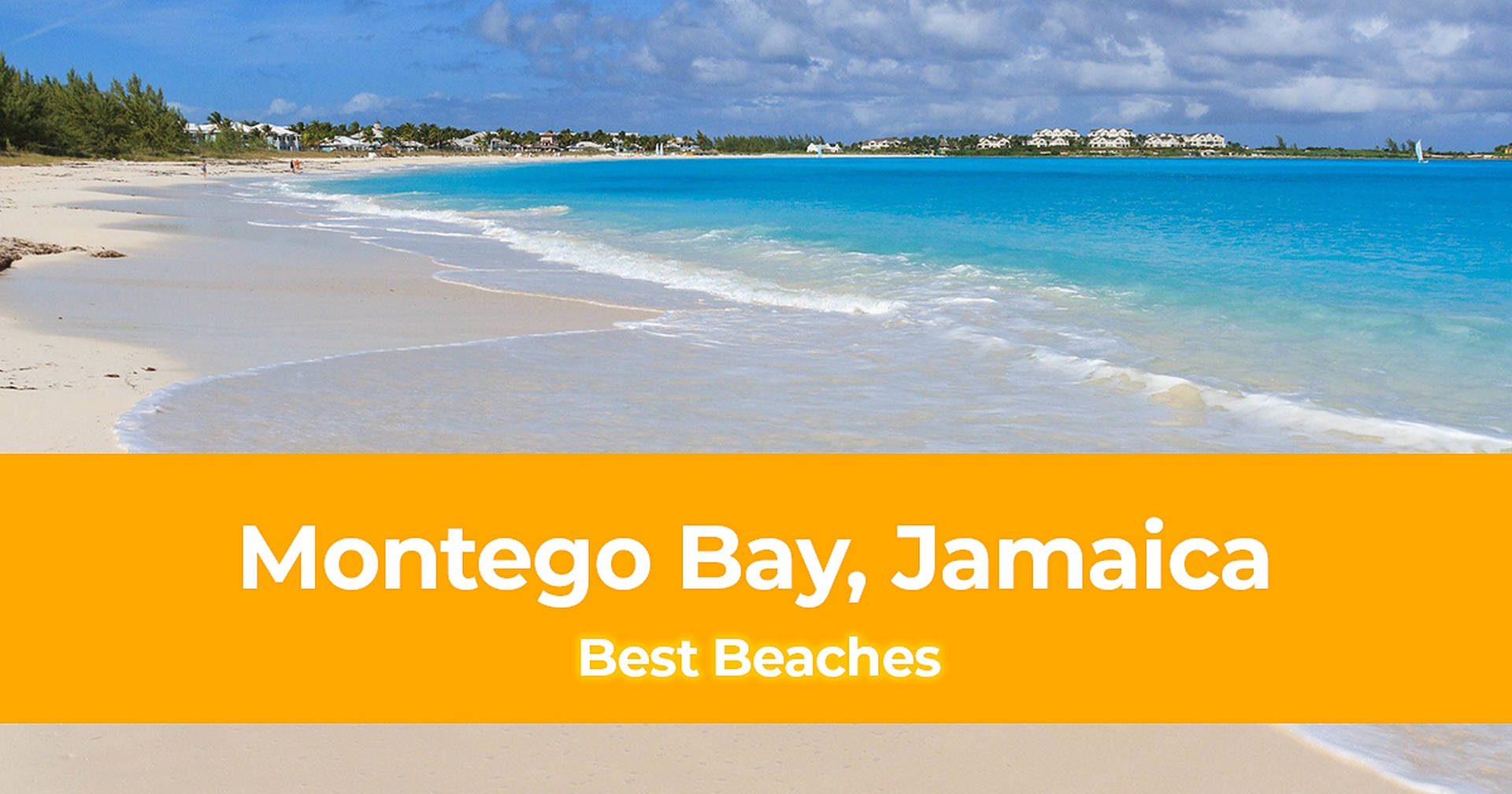 Jamaica Beach Yellow Poster Background