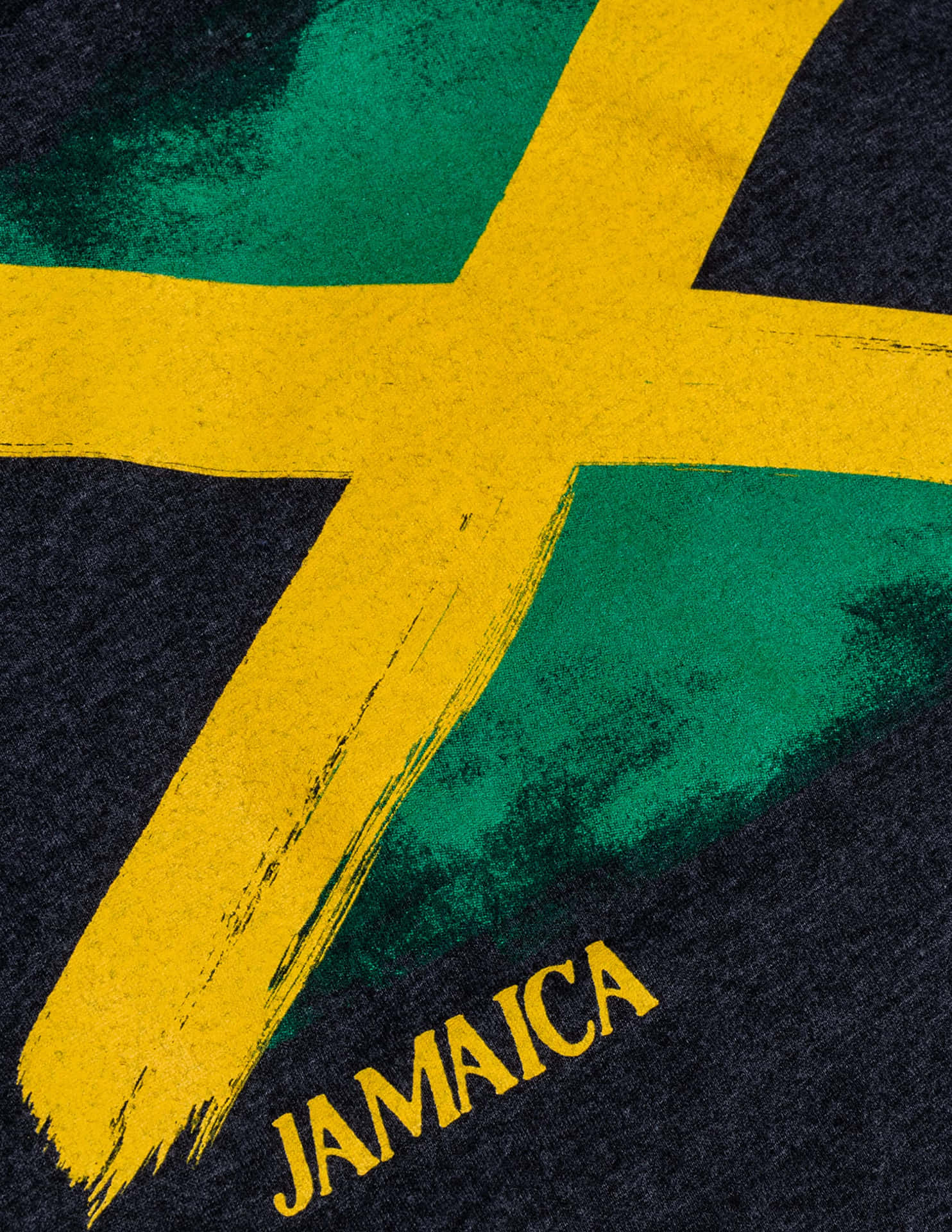 Jamaica Flag Textured Background Background