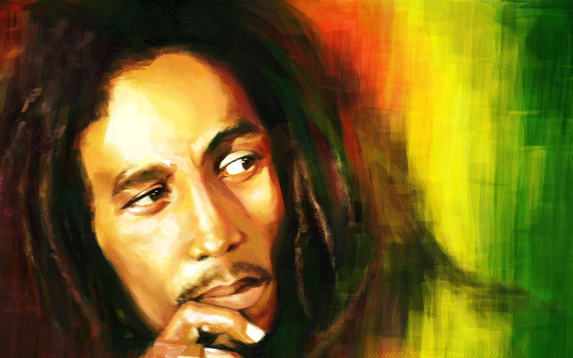 Jamaican Bob Marley Background