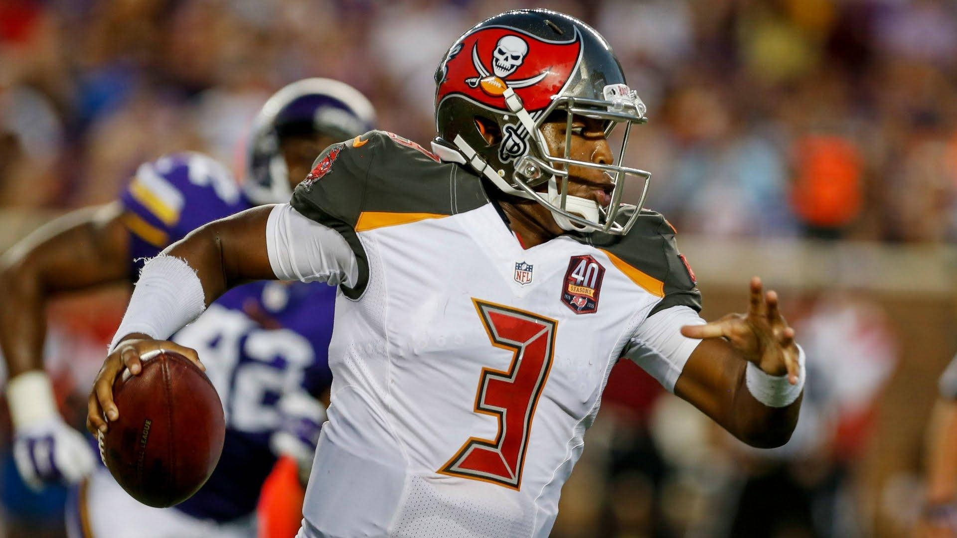 Jameis Winston Football Defense Background