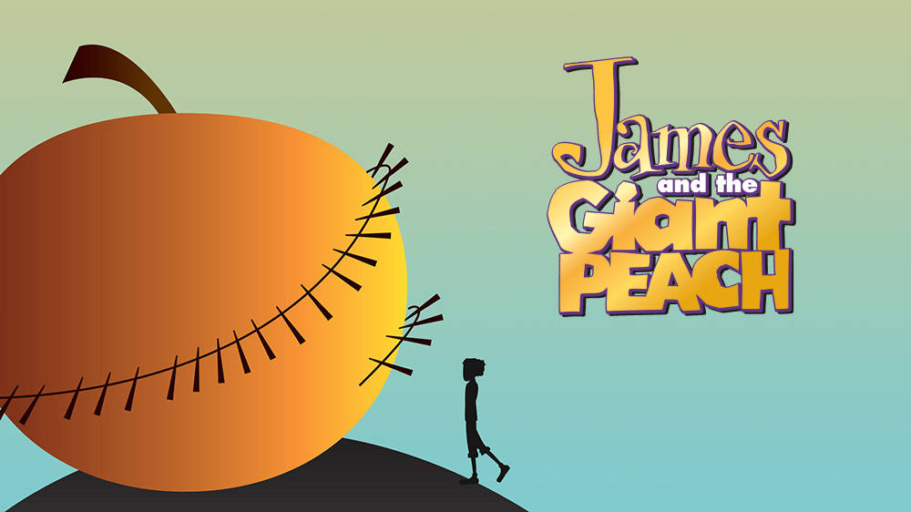 James And The Giant Peach Minimalist With Logo