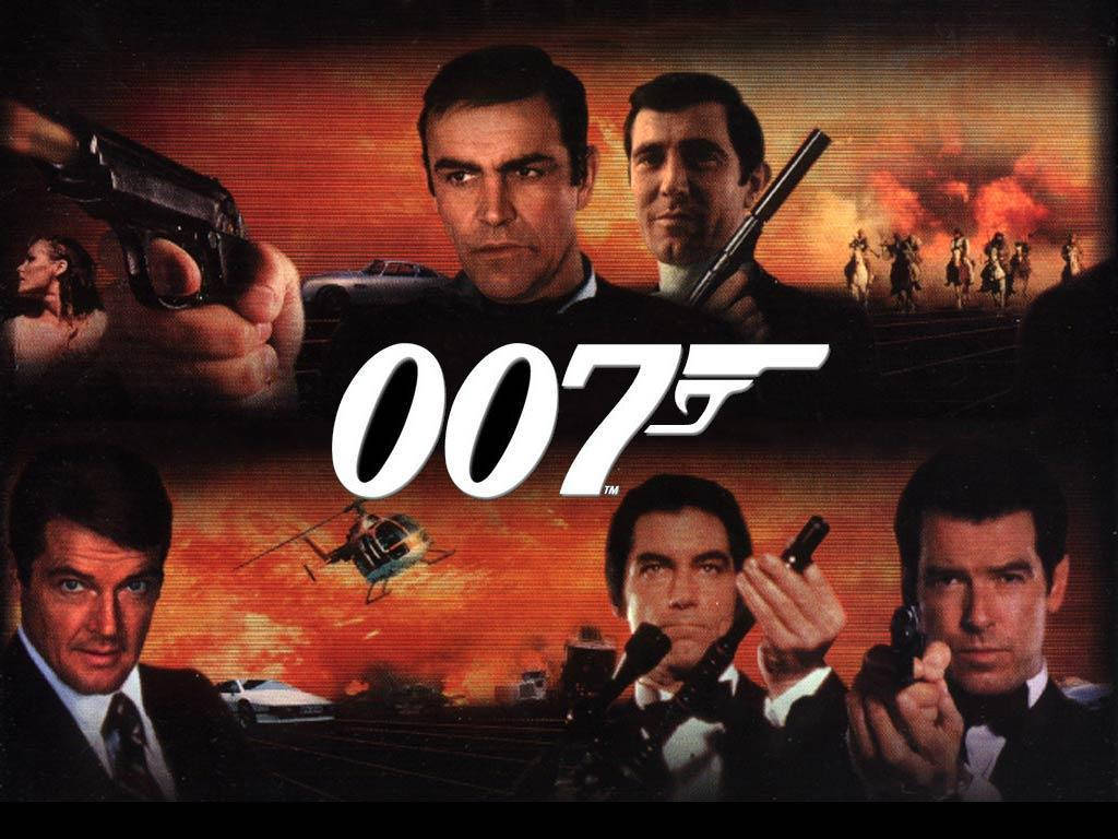James Bond 007 Title Mark Background
