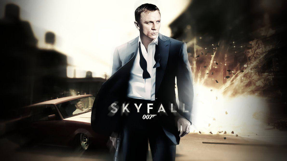 James Bond In Skyfall Background
