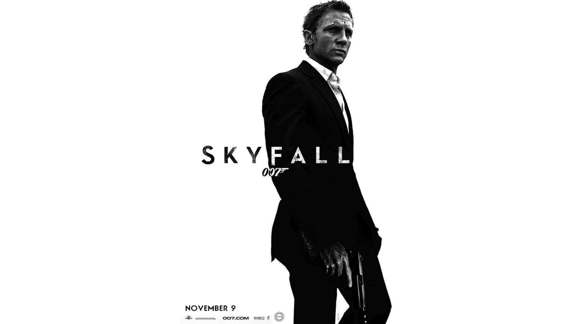 James Bond Skyfall Movie Poster Background