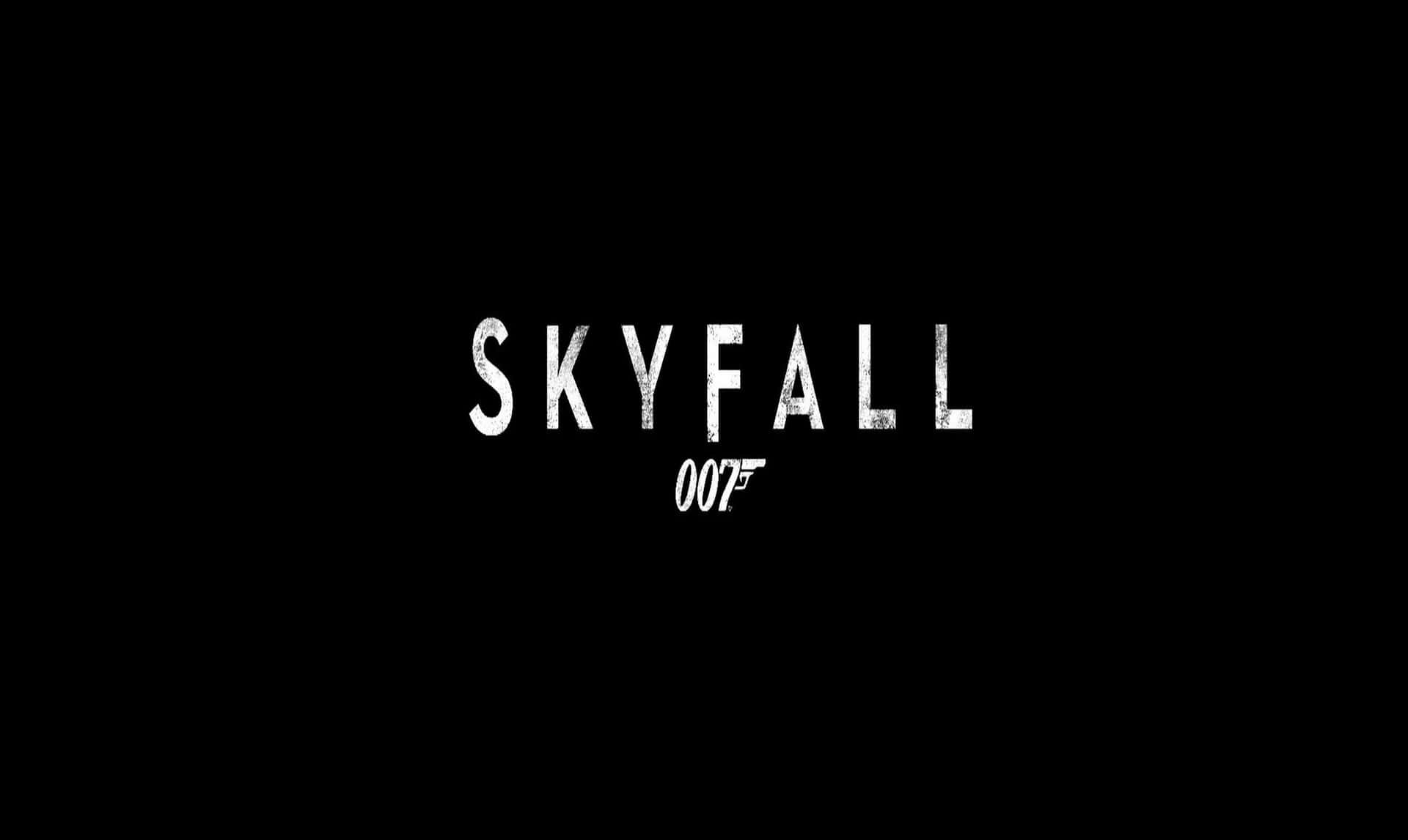James Bond Skyfall Title Screen Background