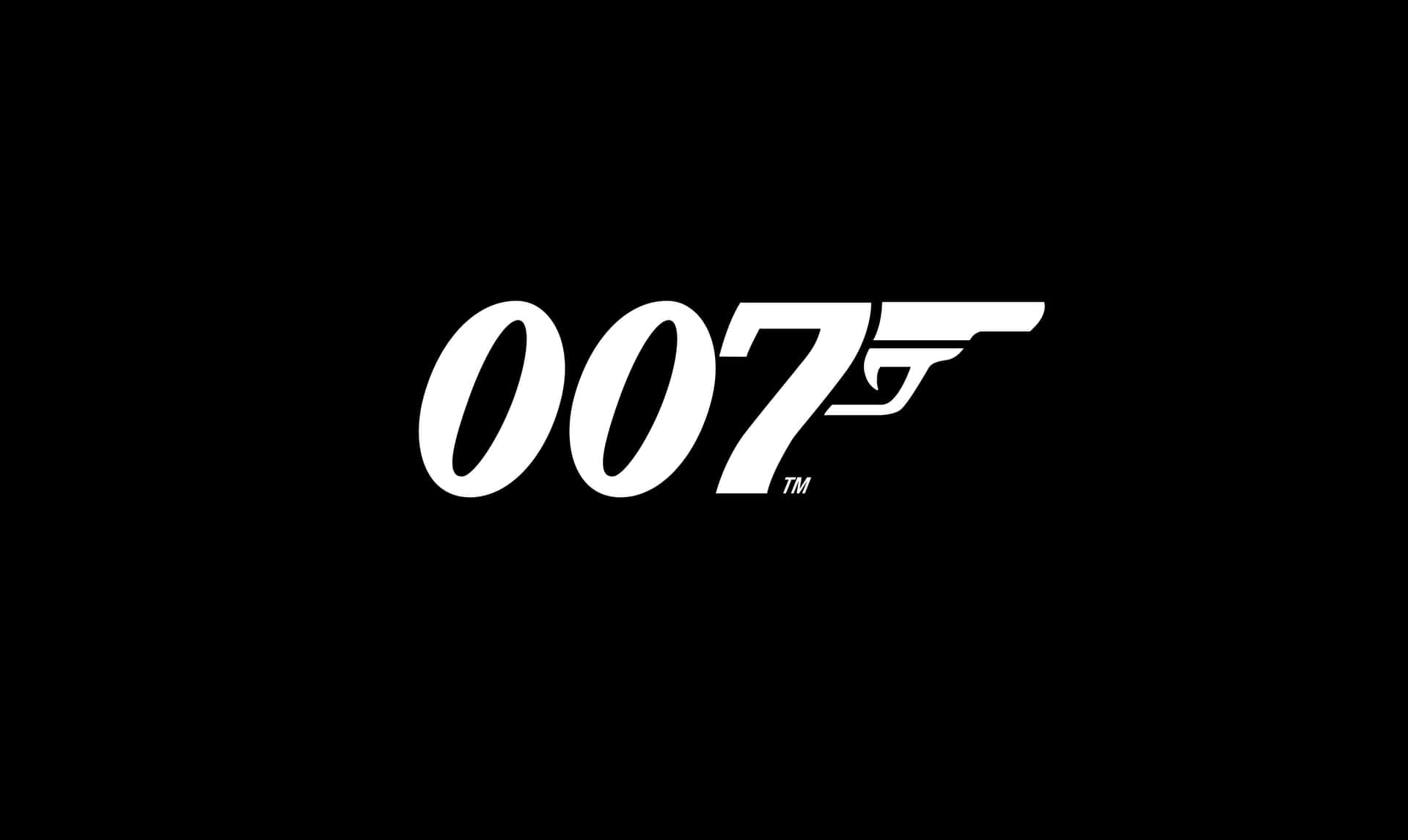 James Bond007 Logo Black Background Background