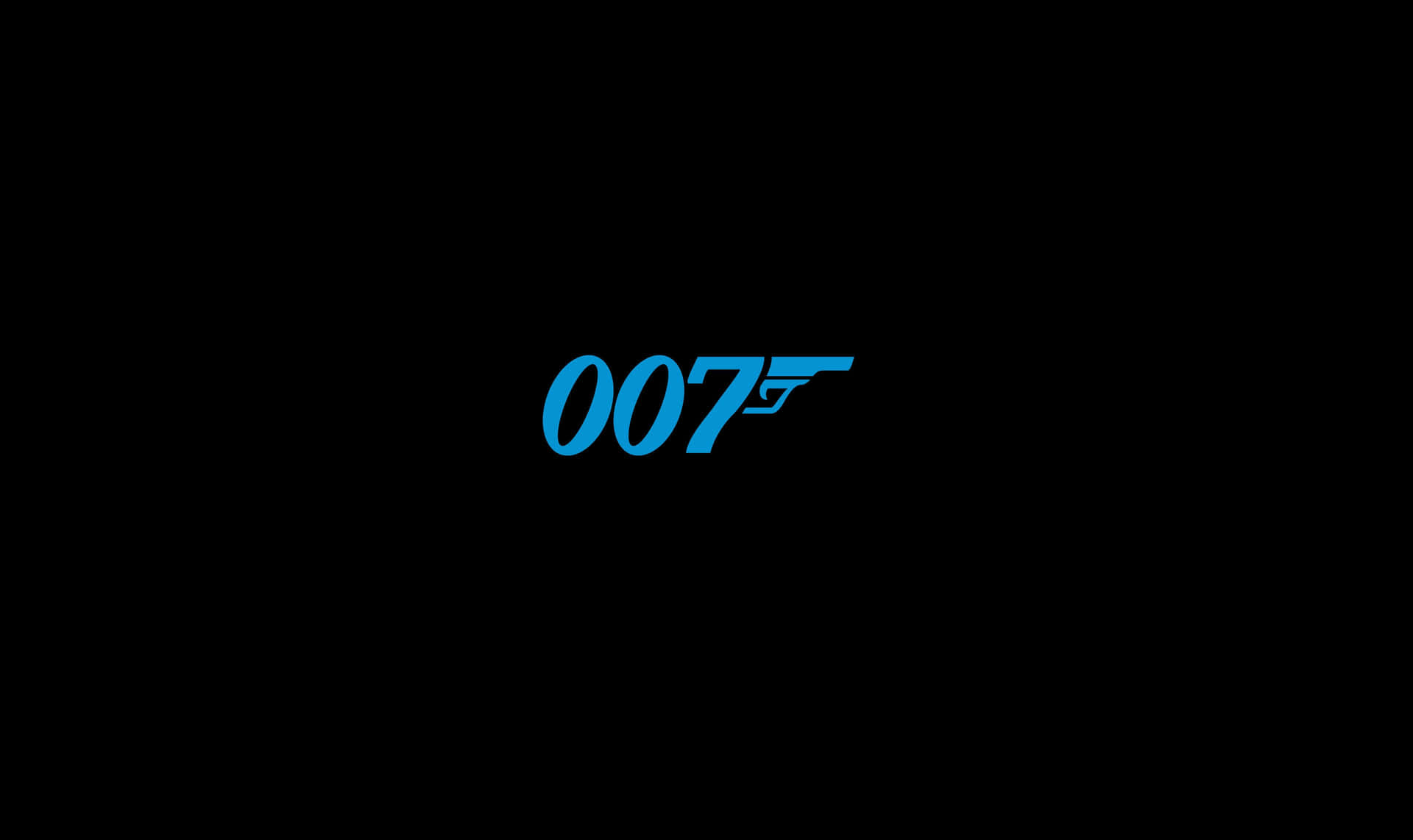James Bond007 Logoon Black Background Background