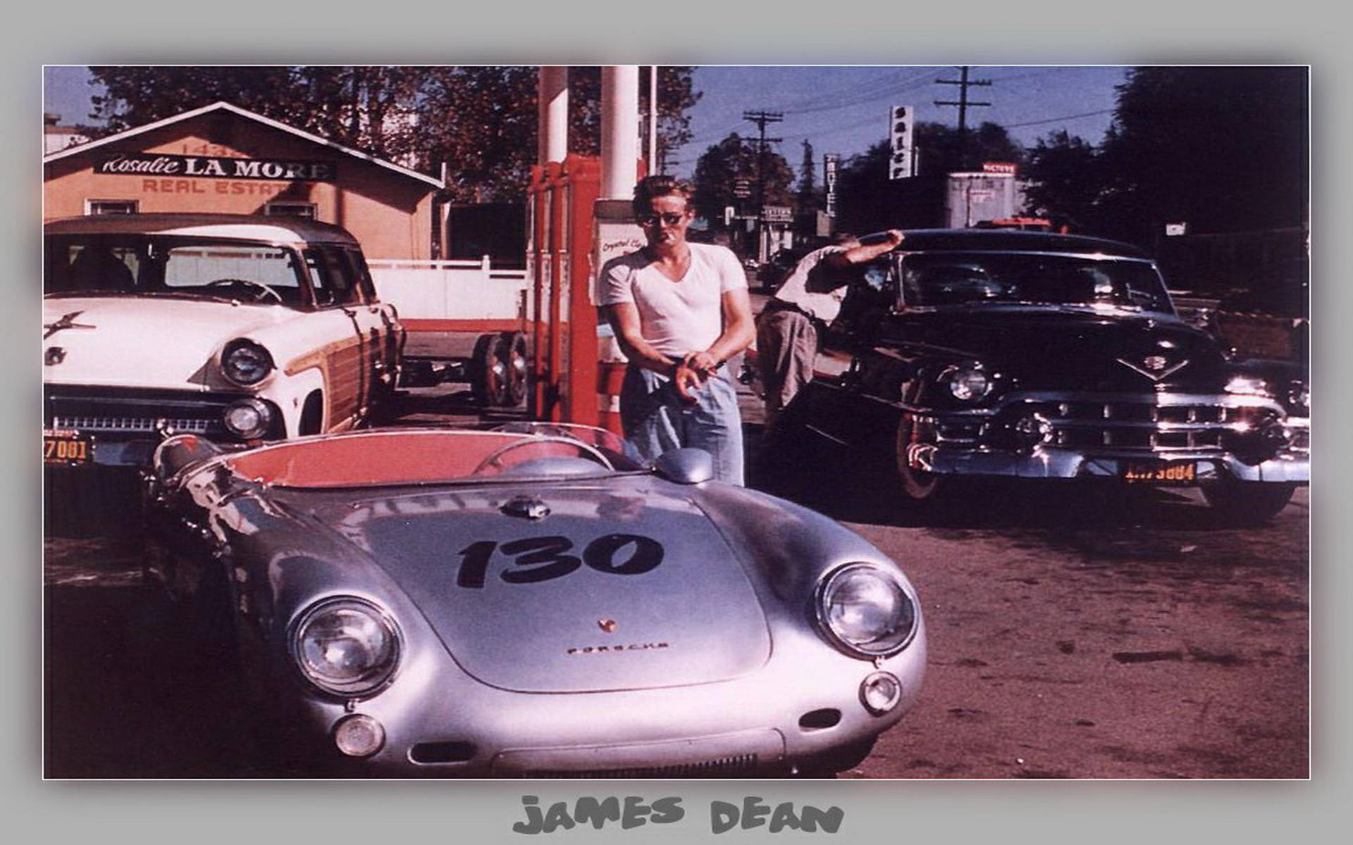 James Dean Car Background