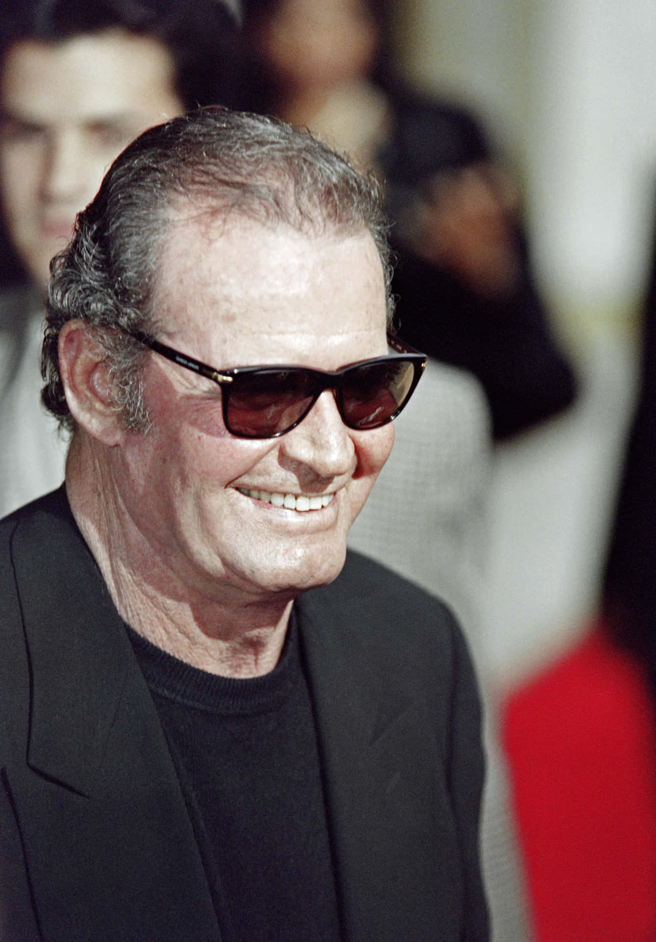 James Garner Smilingwith Sunglasses Background