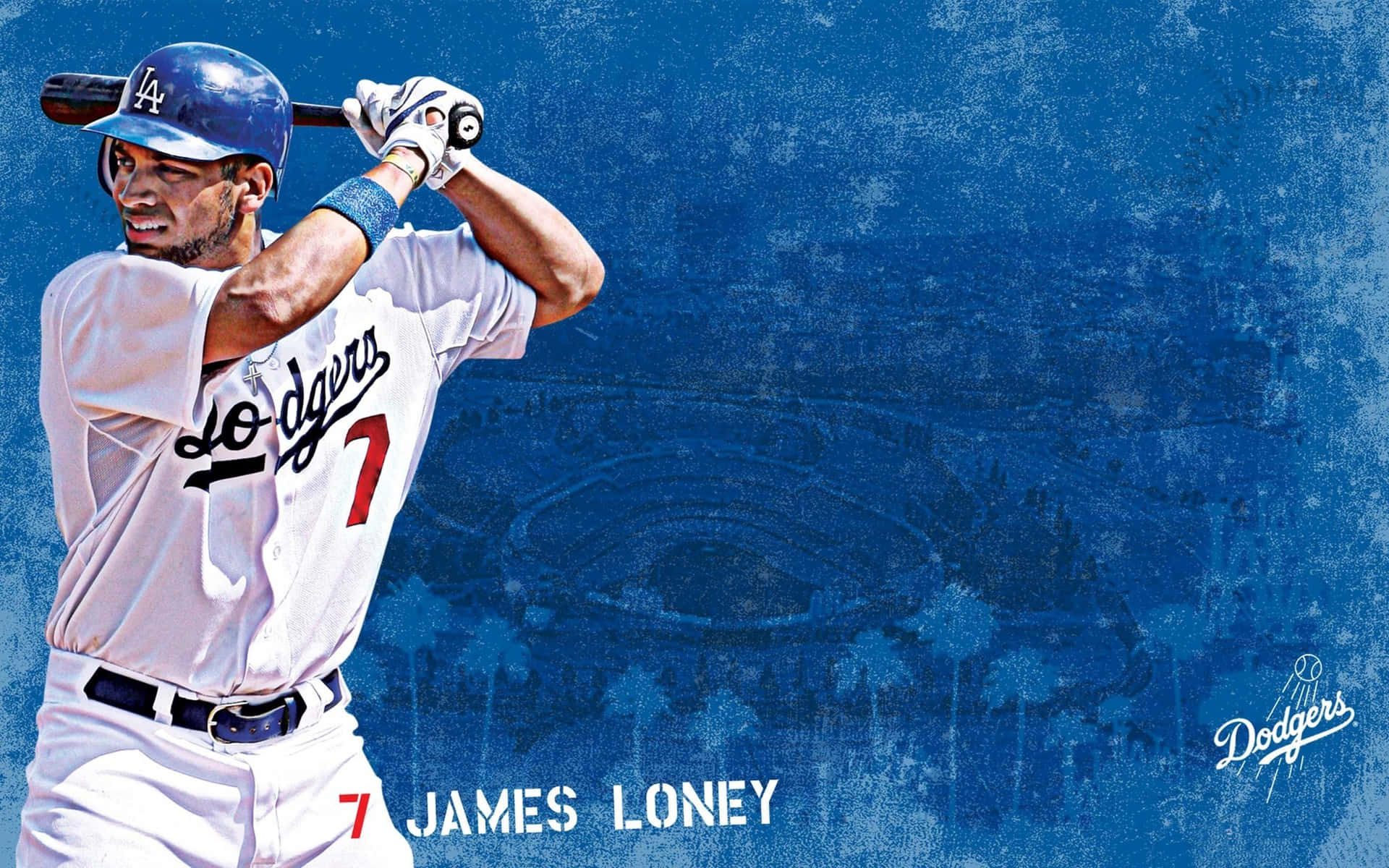 James Loney Dodgers Batting Stance Background