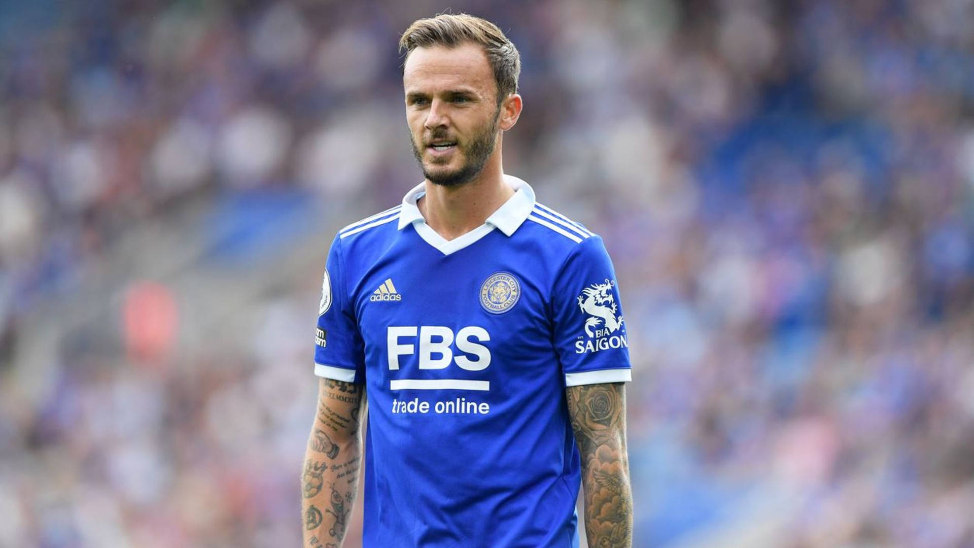 James Maddison Blue Jersey