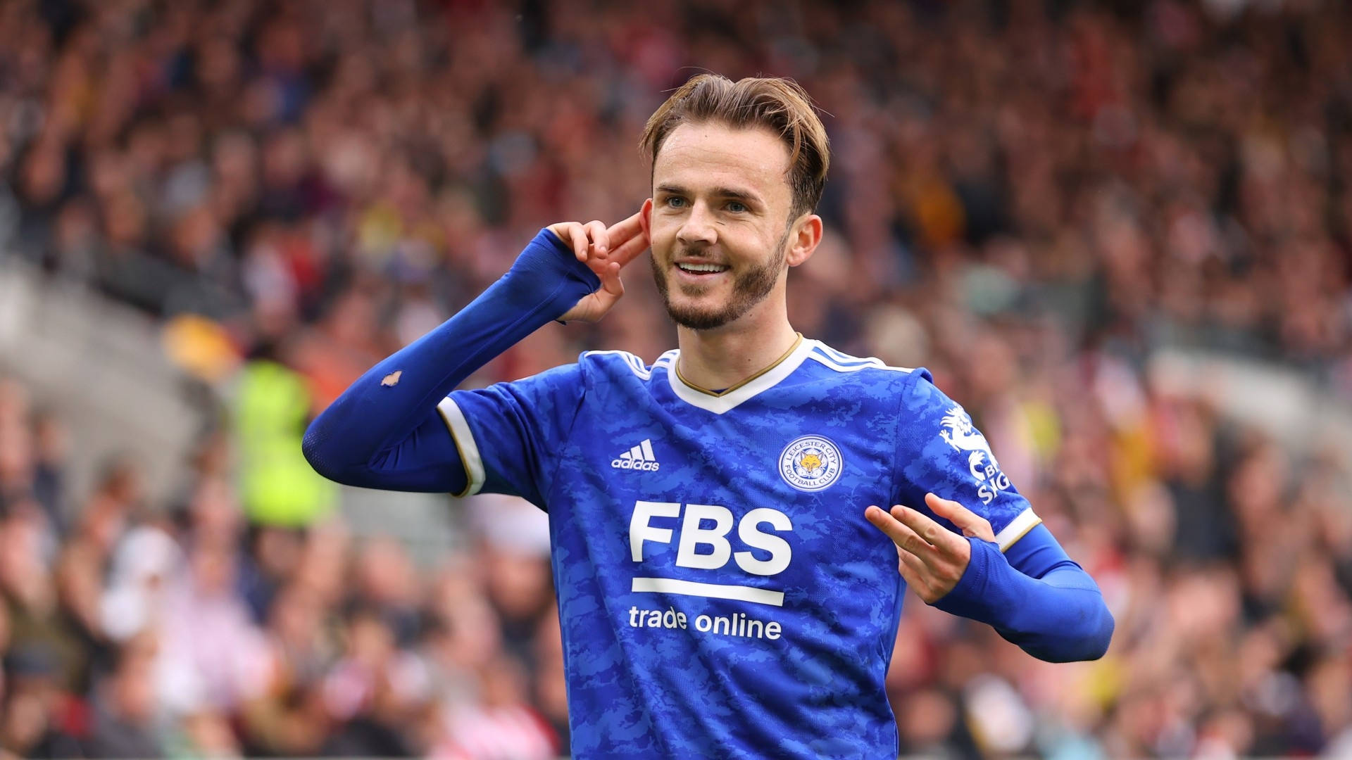 James Maddison Happy Background