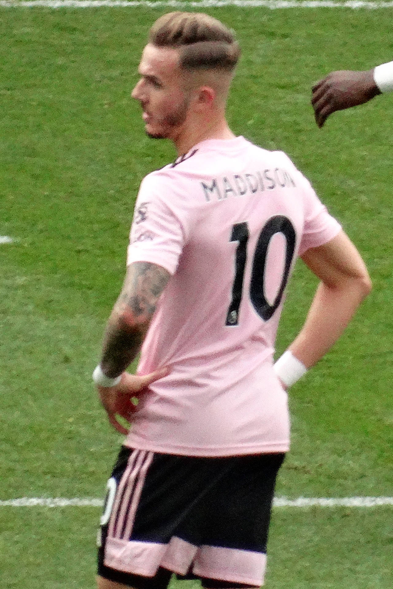 James Maddison Pink Background