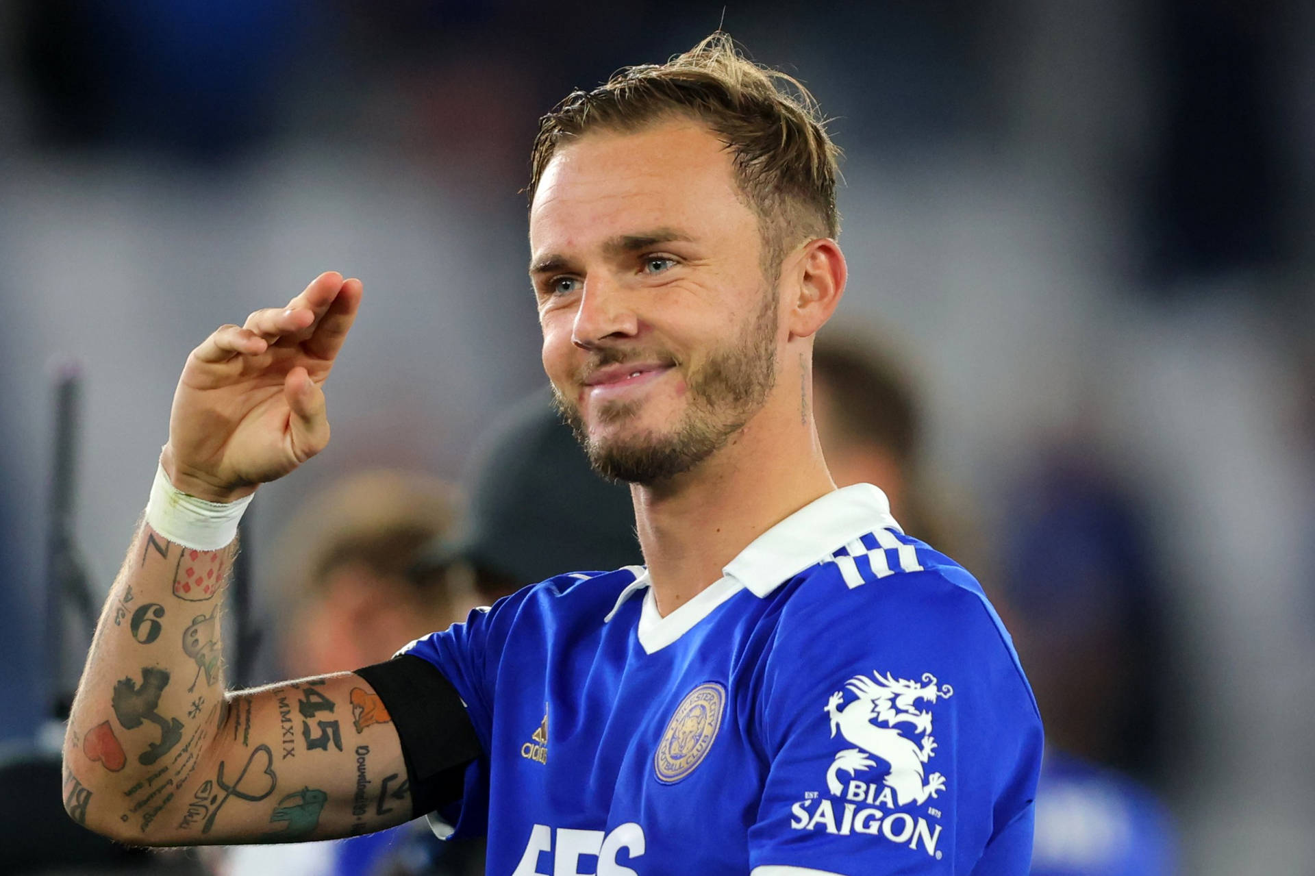 James Maddison Salute