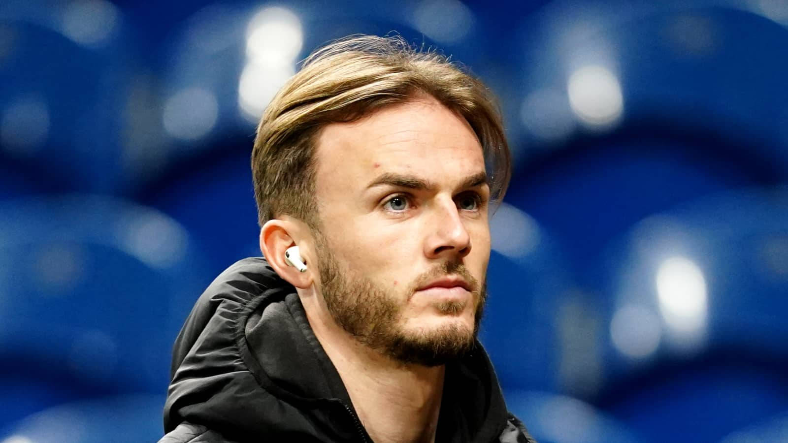 James Maddison With Airpods