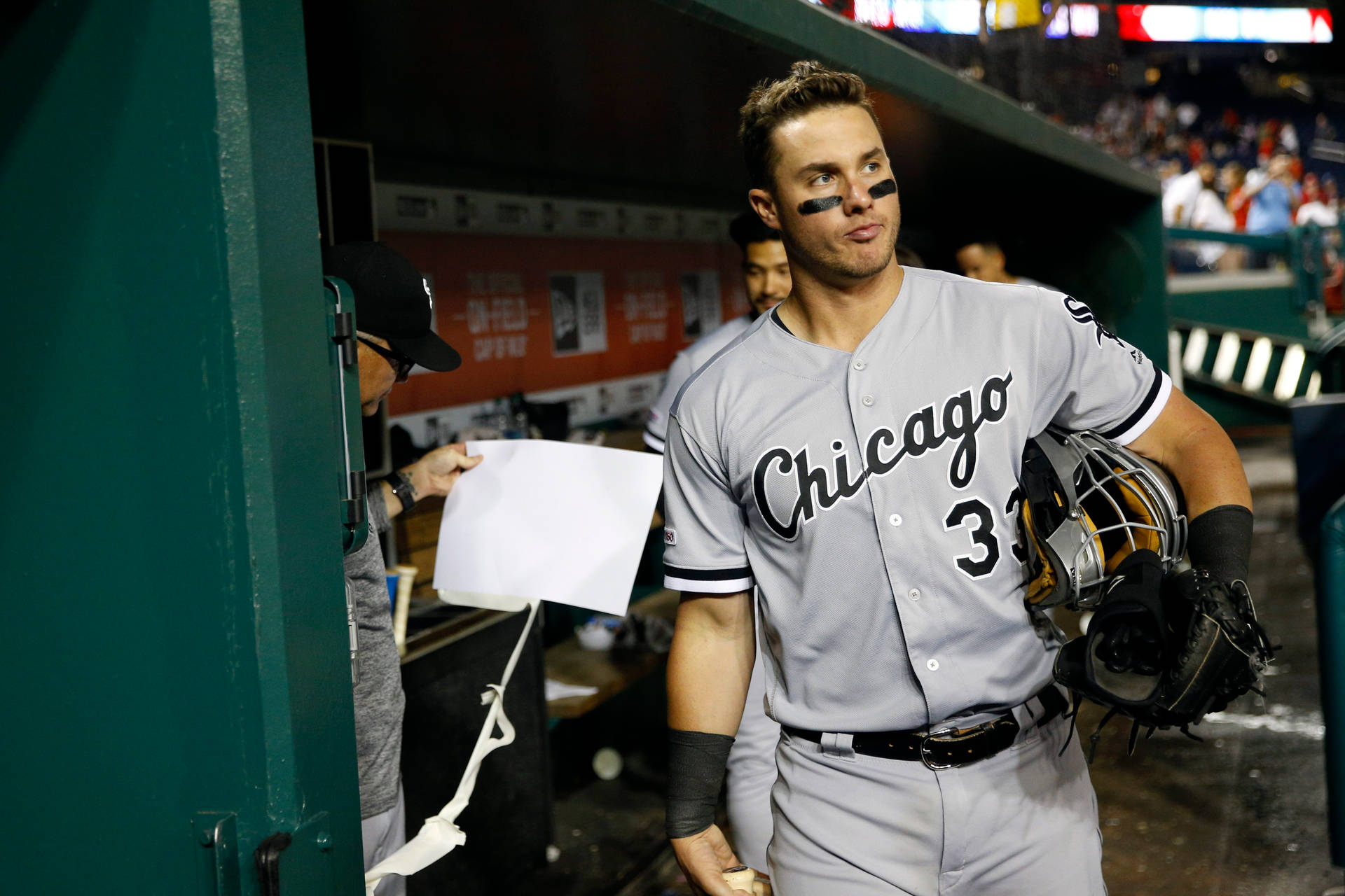 James Mccann Carrying Helmet