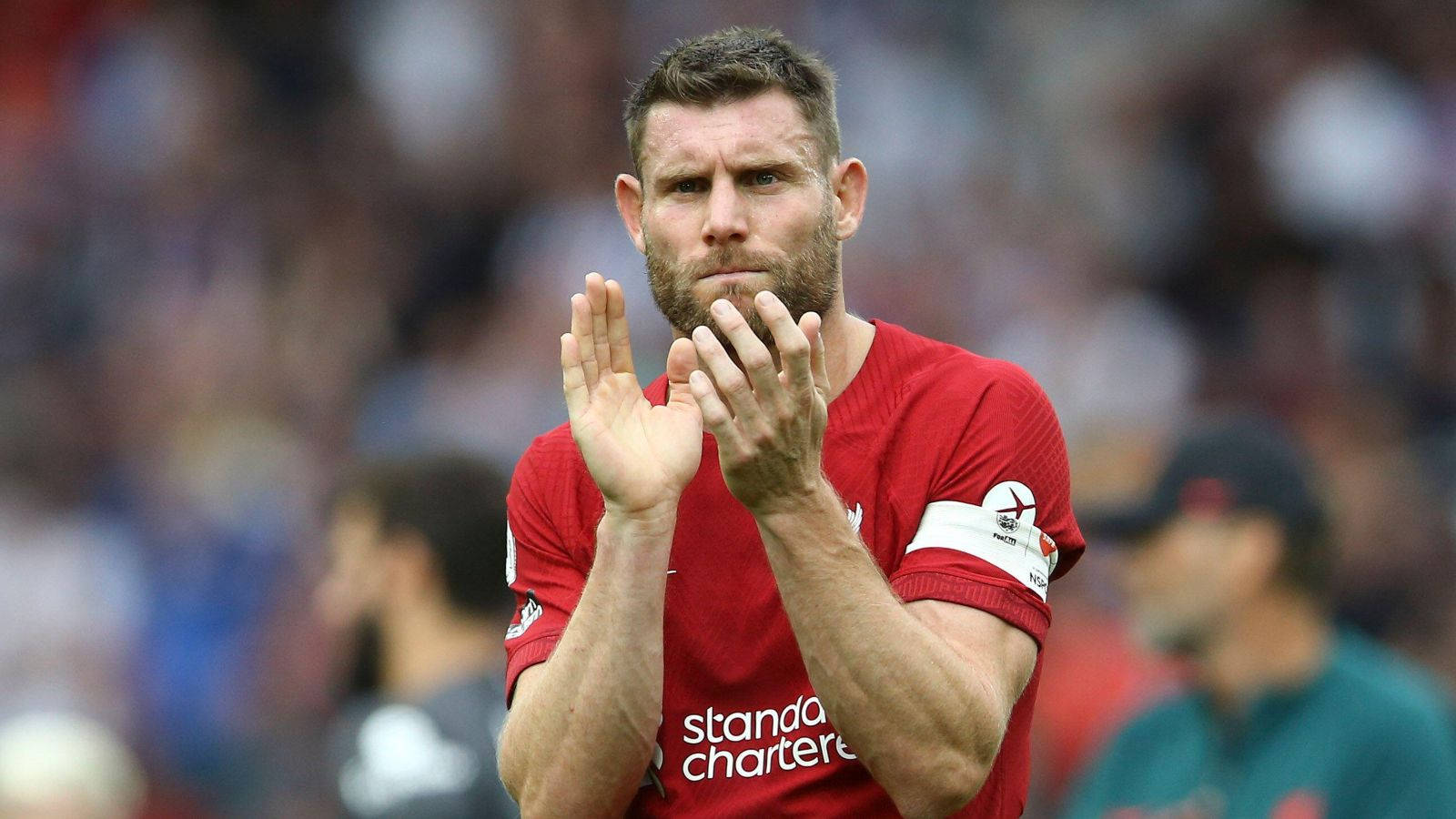 James Milner Clapping Background