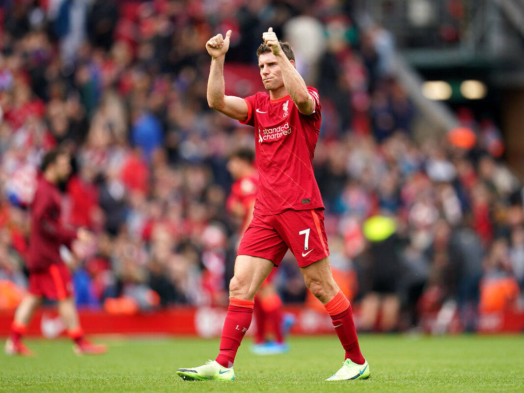 James Milner Giving Thumbs Up Background