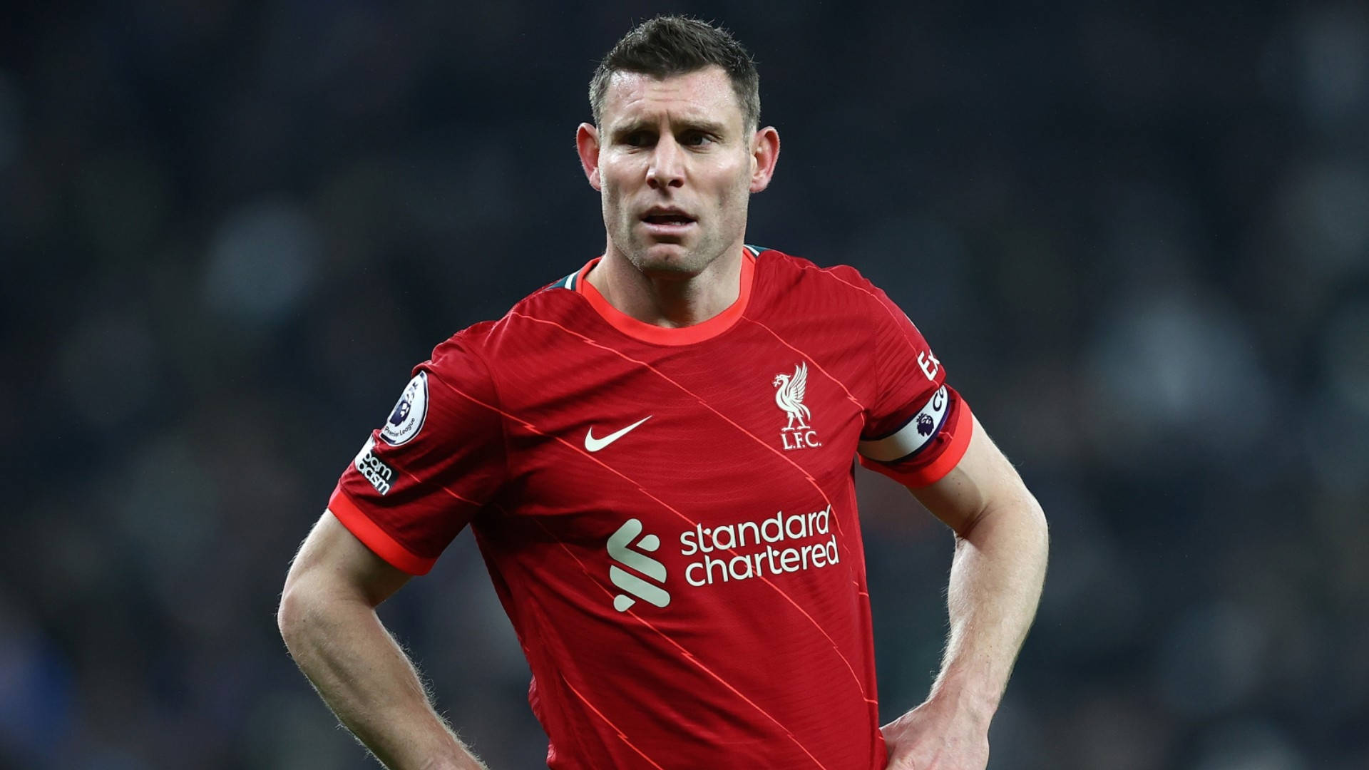 James Milner Hands On Waist Background