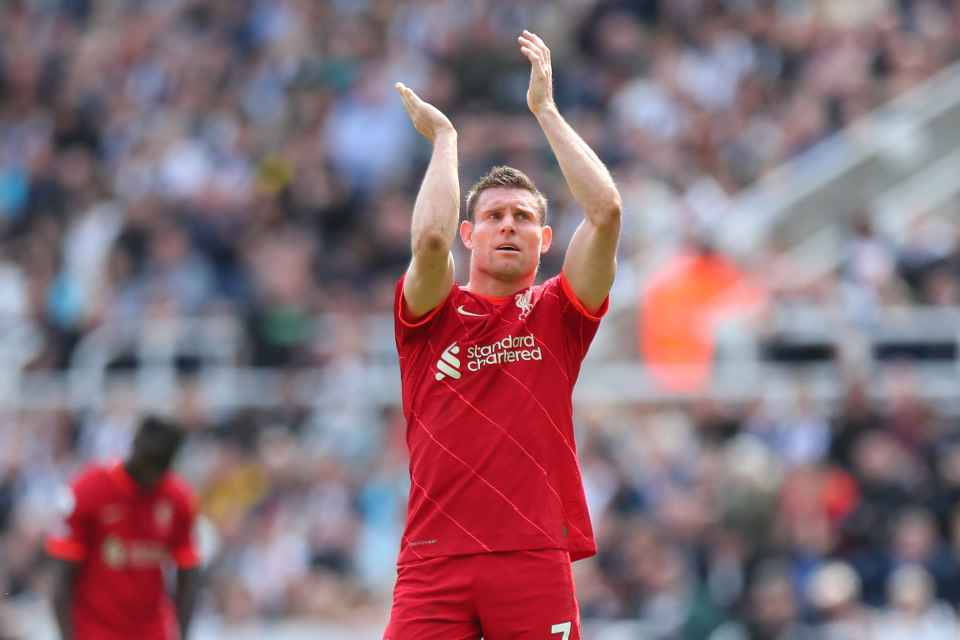 James Milner In Action On The Soccer Field