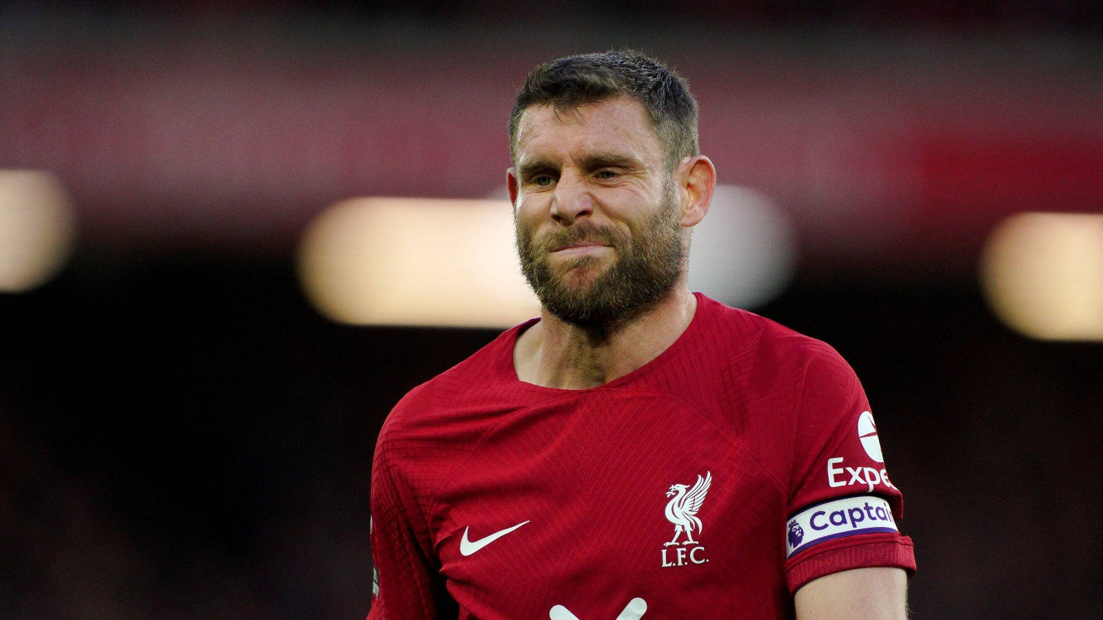 James Milner Looking Disappointed Background