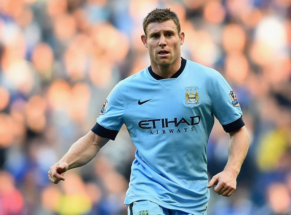 James Milner Playing For Manchester City