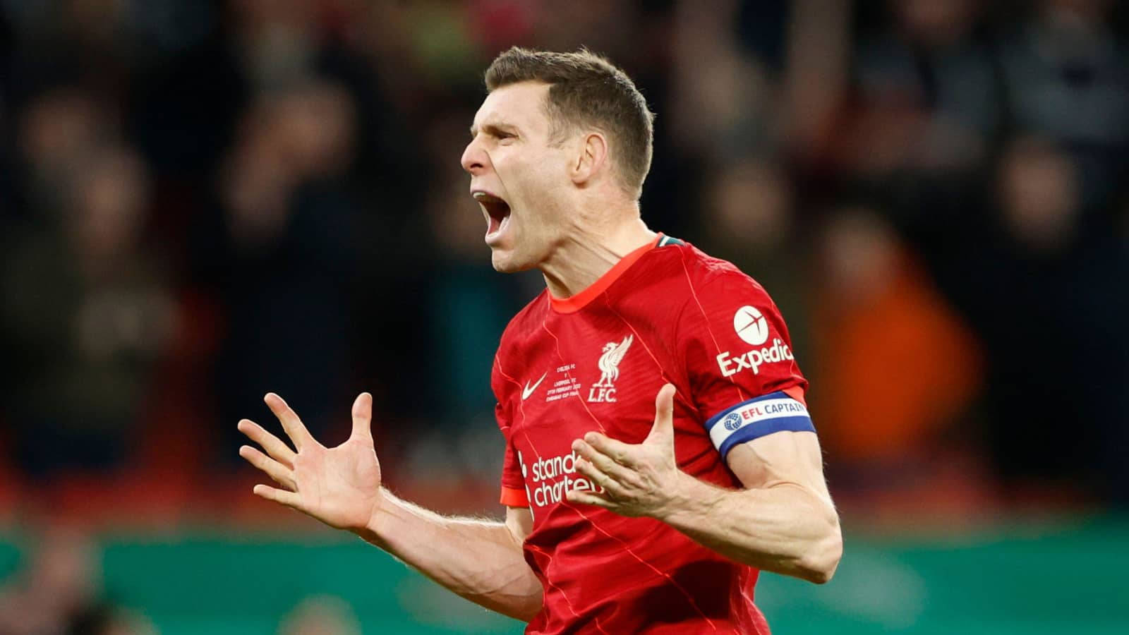 James Milner Screaming Blurry