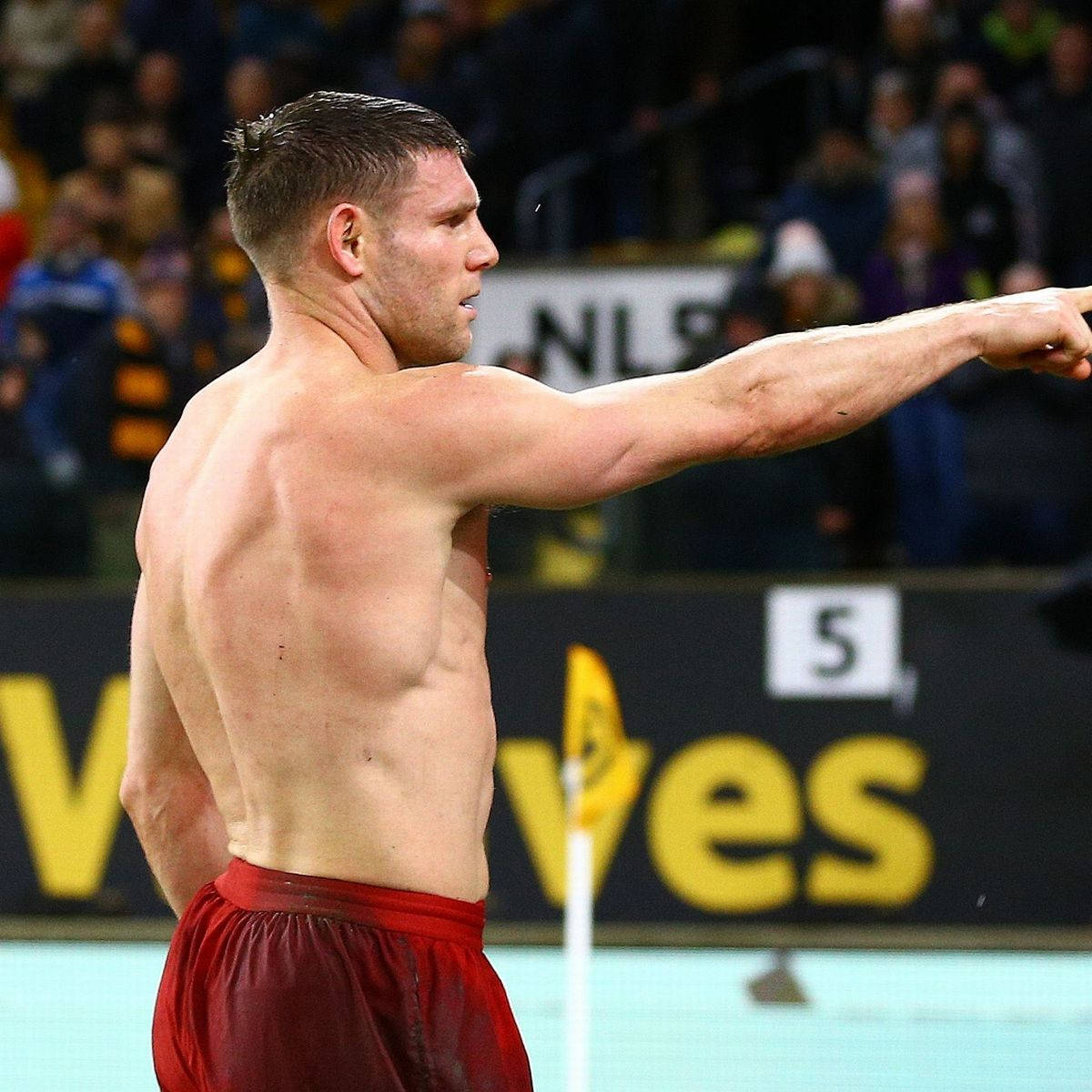 James Milner Shirtless Background