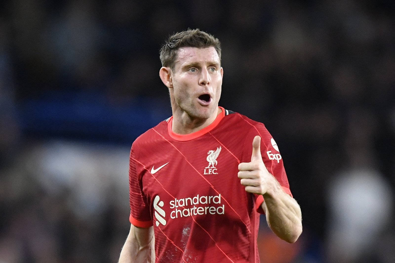 James Milner Thumbs Up Background