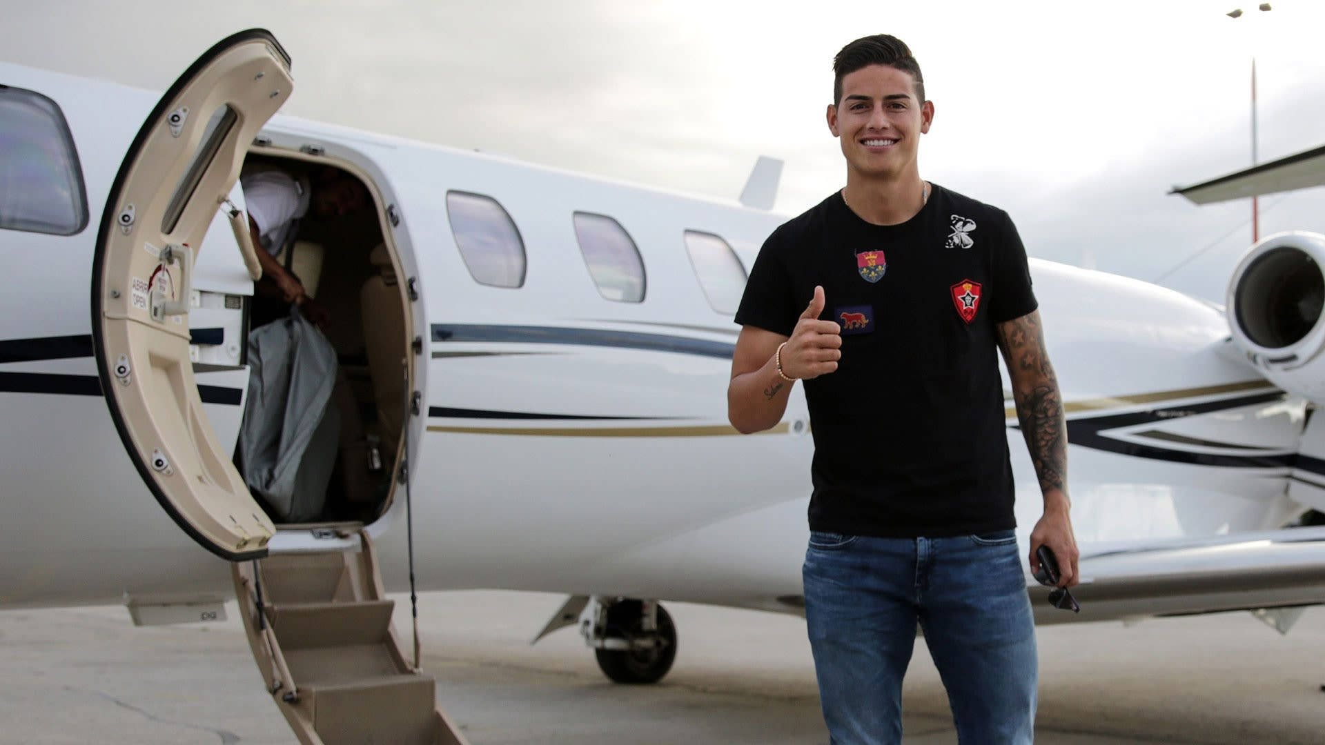 James Rodriguez In Casual Attire Background