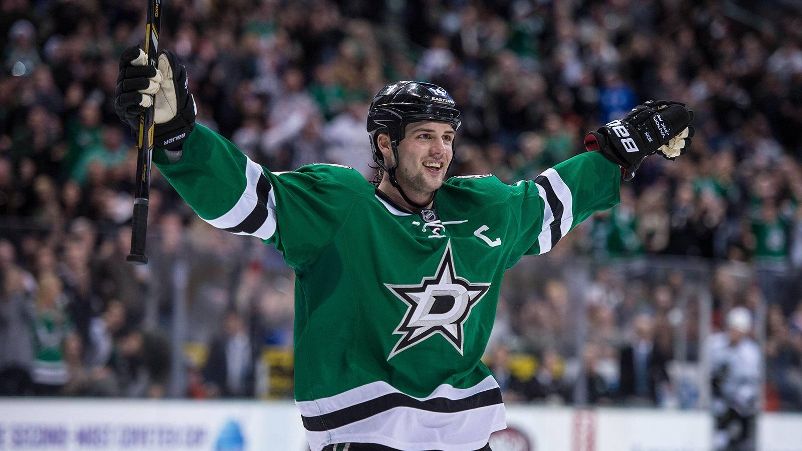 Jamie Benn Celebration Poster Background