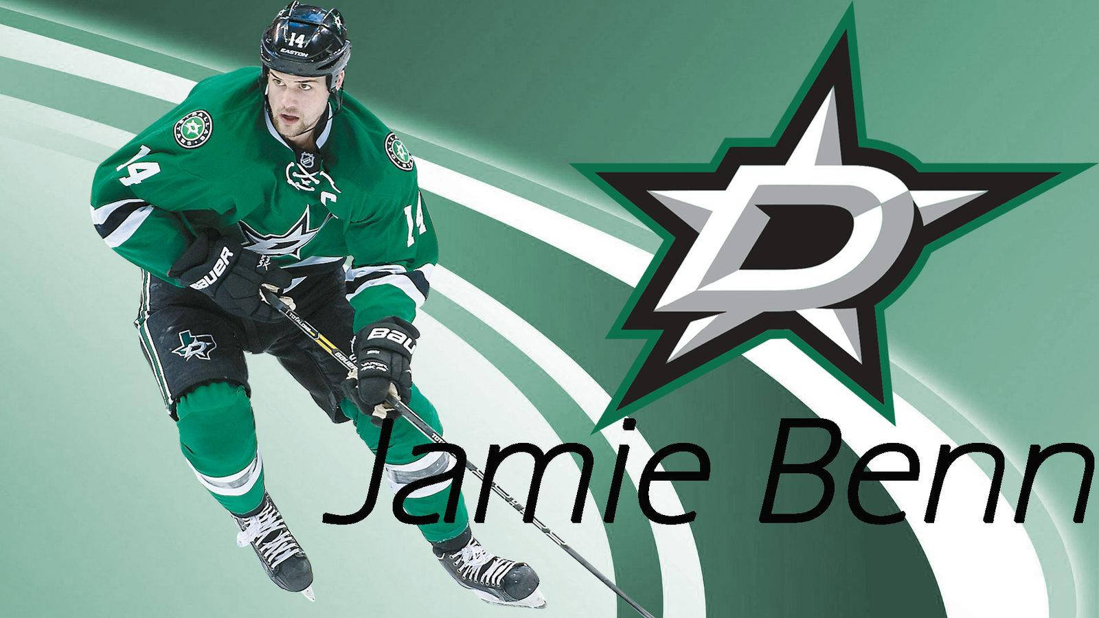 Jamie Benn Dallas Stars Poster Graphic Art Background