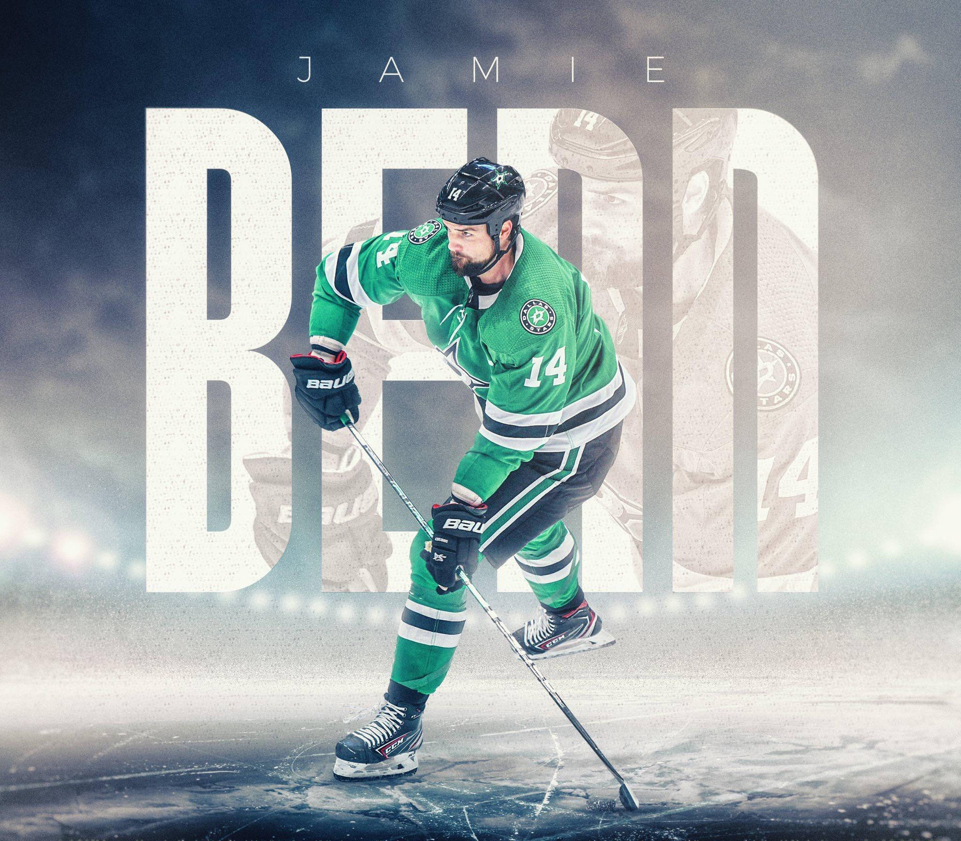 Jamie Benn Ice Cold Poster Background