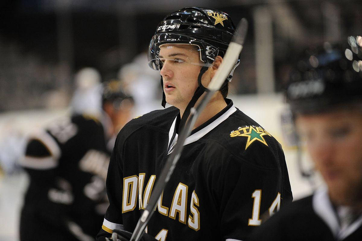 Jamie Benn In Action - Black Uniform