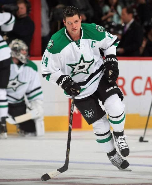 Jamie Benn No Helmet Poster Background