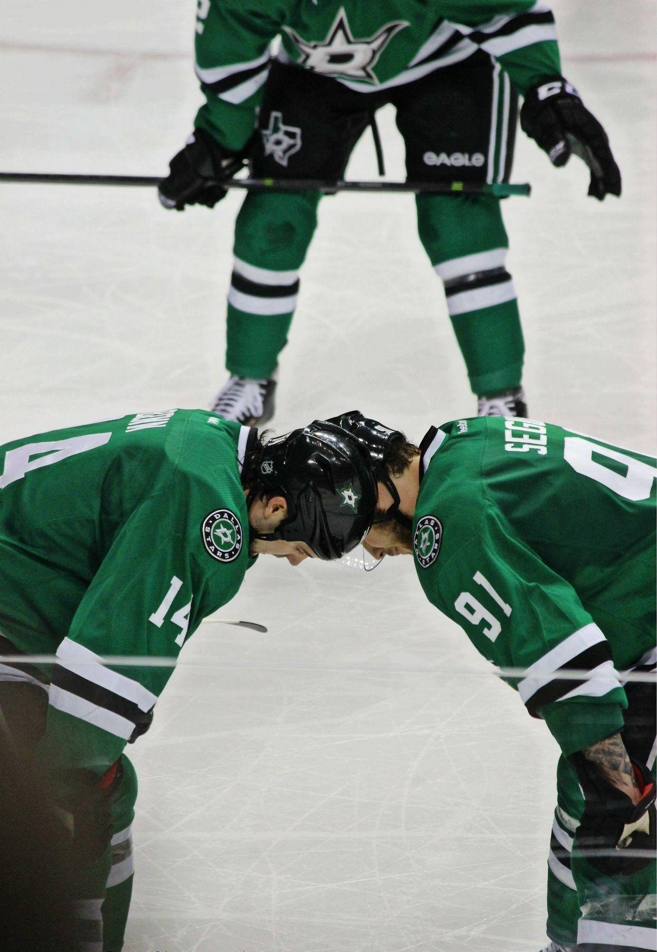 Jamie Benn Plotting With Tyler Seguin Poster