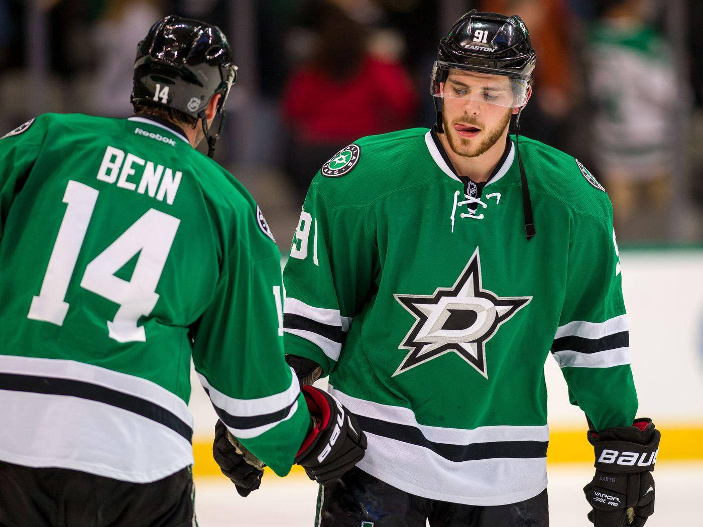 Jamie Benn Shaking Hands With Tyler Seguin